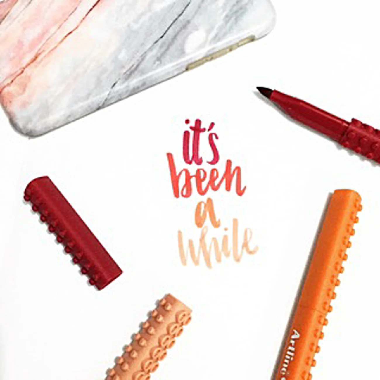 Shachihata Artline Stix Brush Marker - 12 Color Set - Image 17