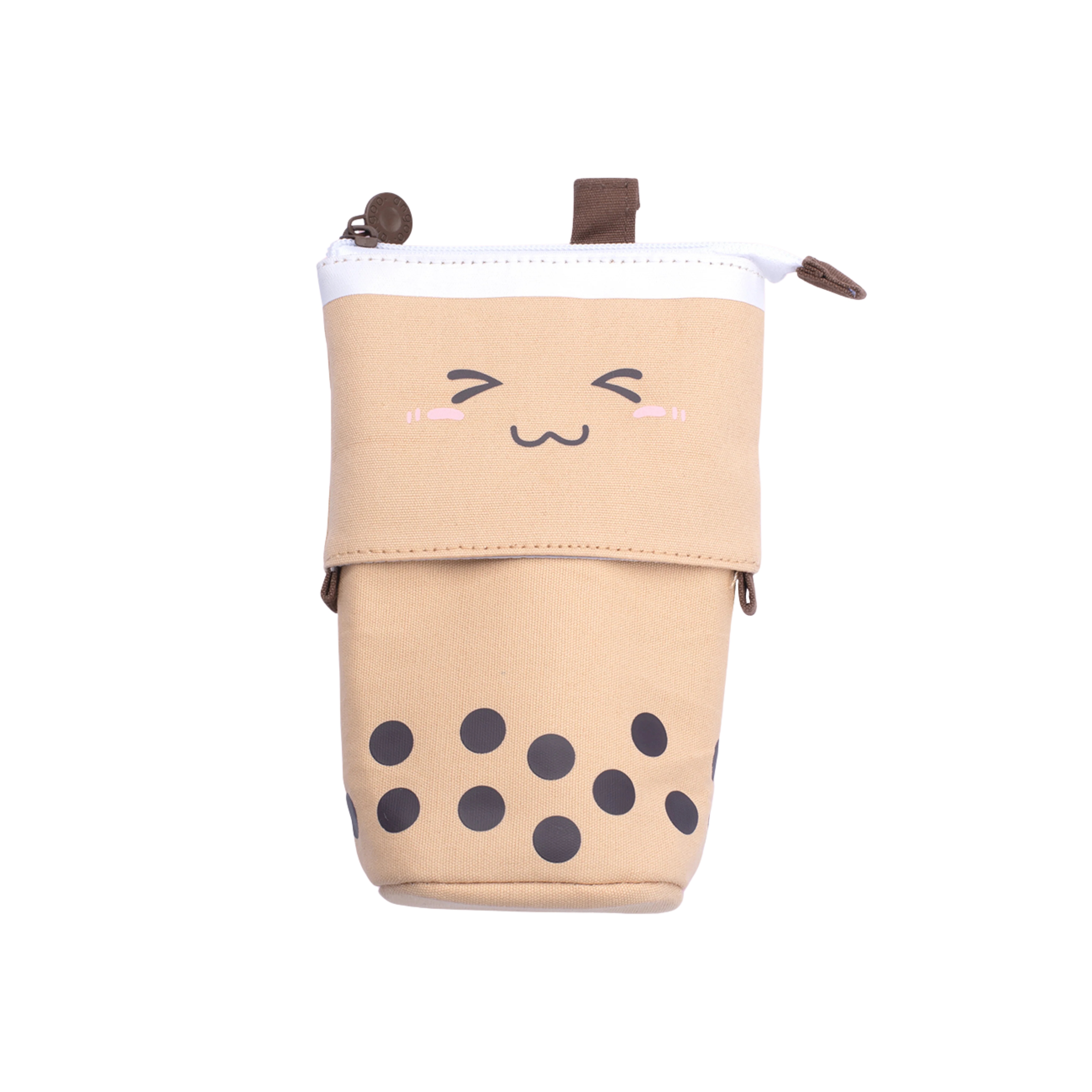 Slide Pen Pouch - Bubble Tea - Khaki
