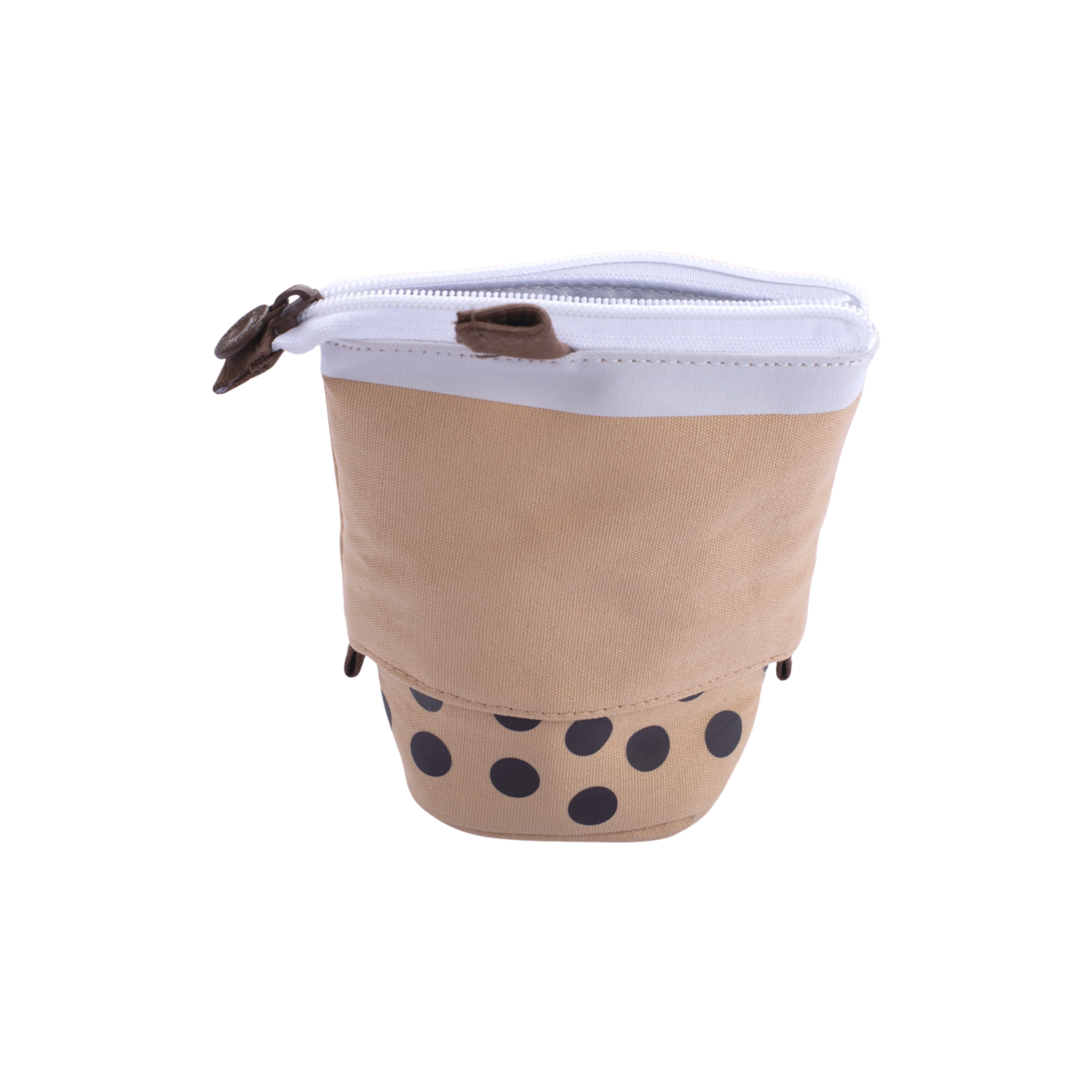 Slide Pen Pouch - Bubble Tea - Khaki - Image 4