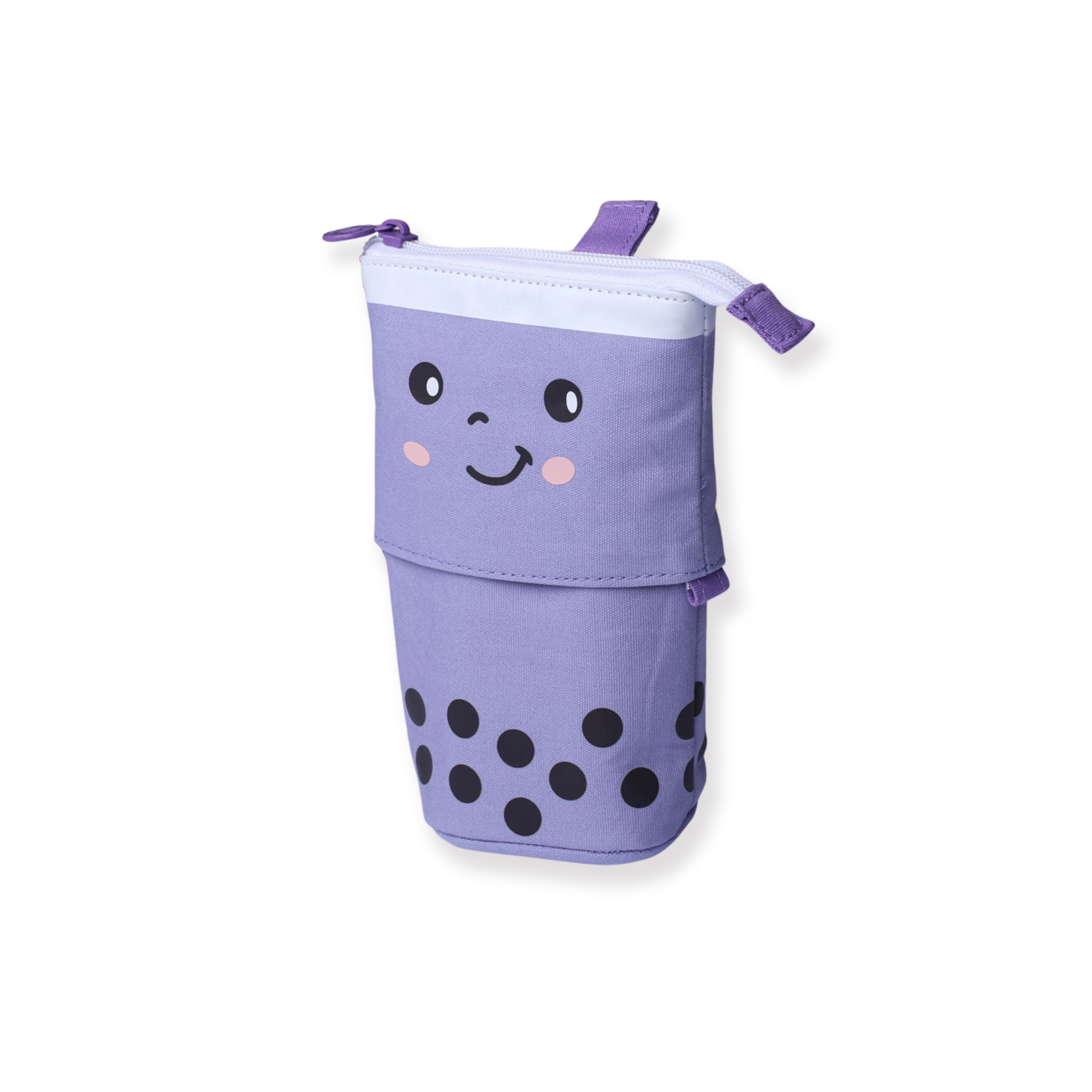 Slide Pen Pouch - Bubble Tea - Purple