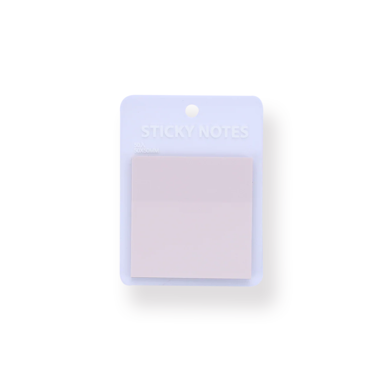 Solid Color Translucent Sticky Notes - Pink