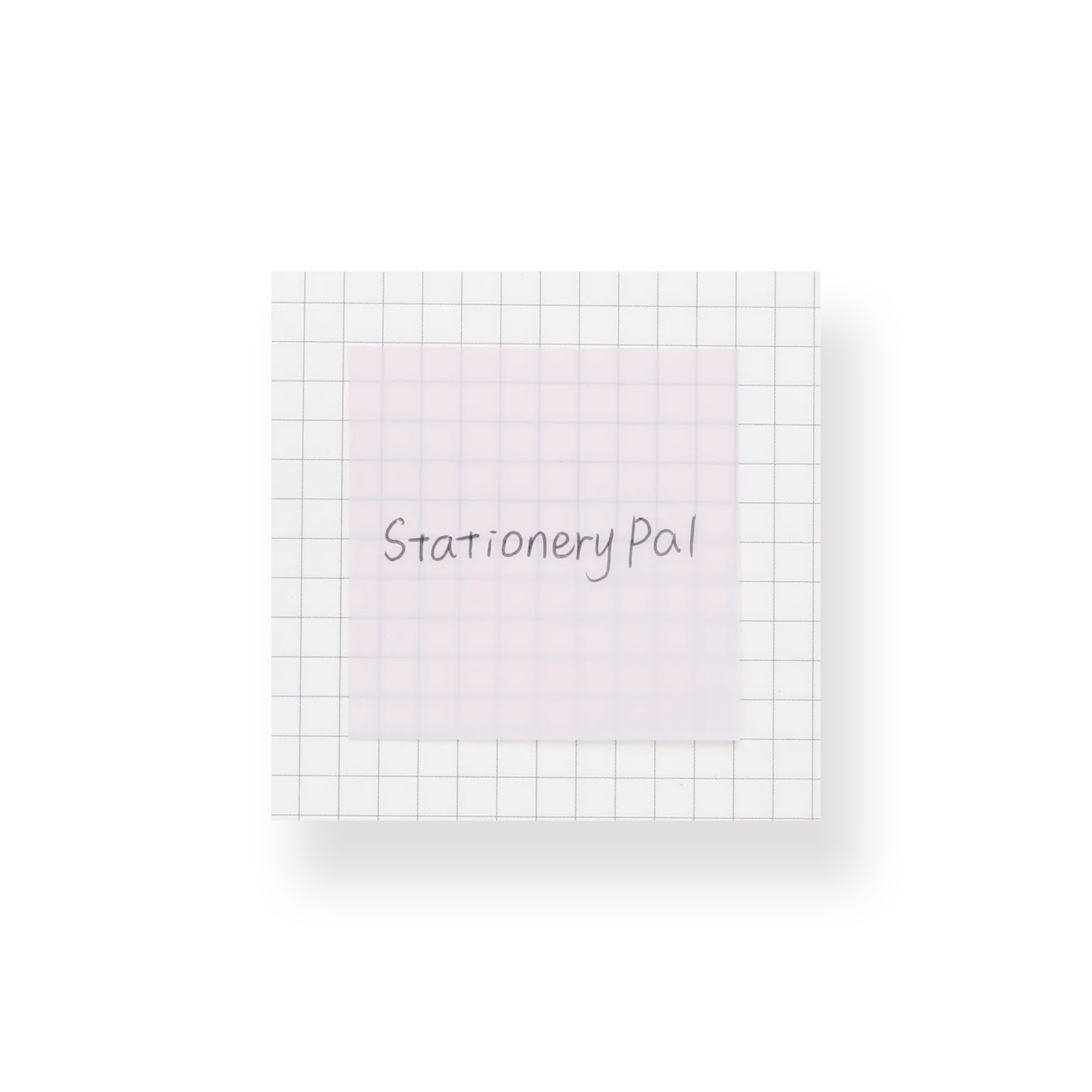 Solid Color Translucent Sticky Notes - Pink - Image 3
