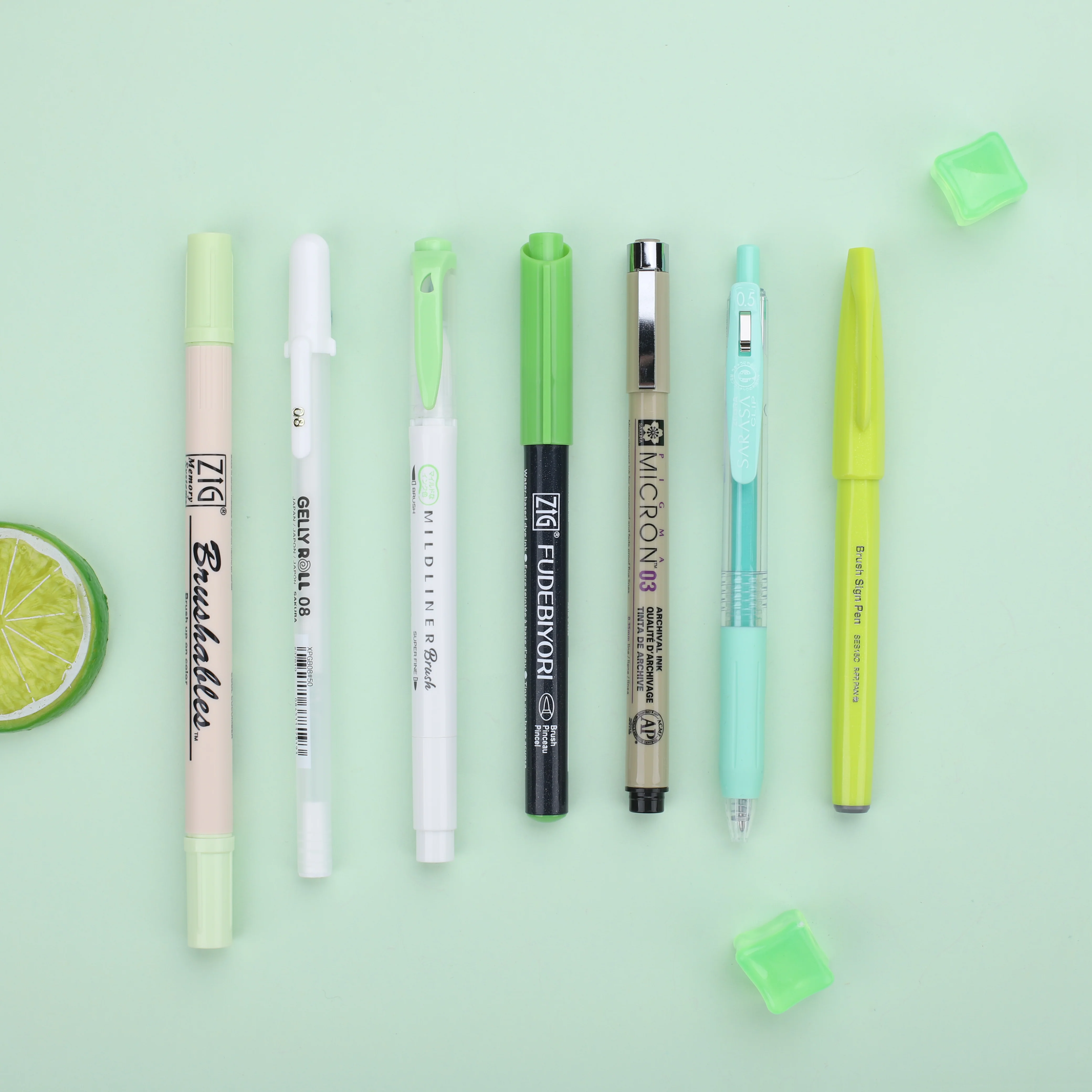 Stationery Pal Pen Set - Lime Gummies