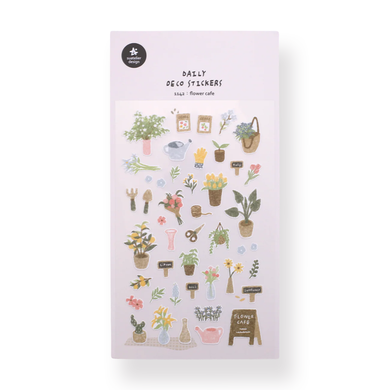 Suatelier Deco Stickers - Flower Cafe