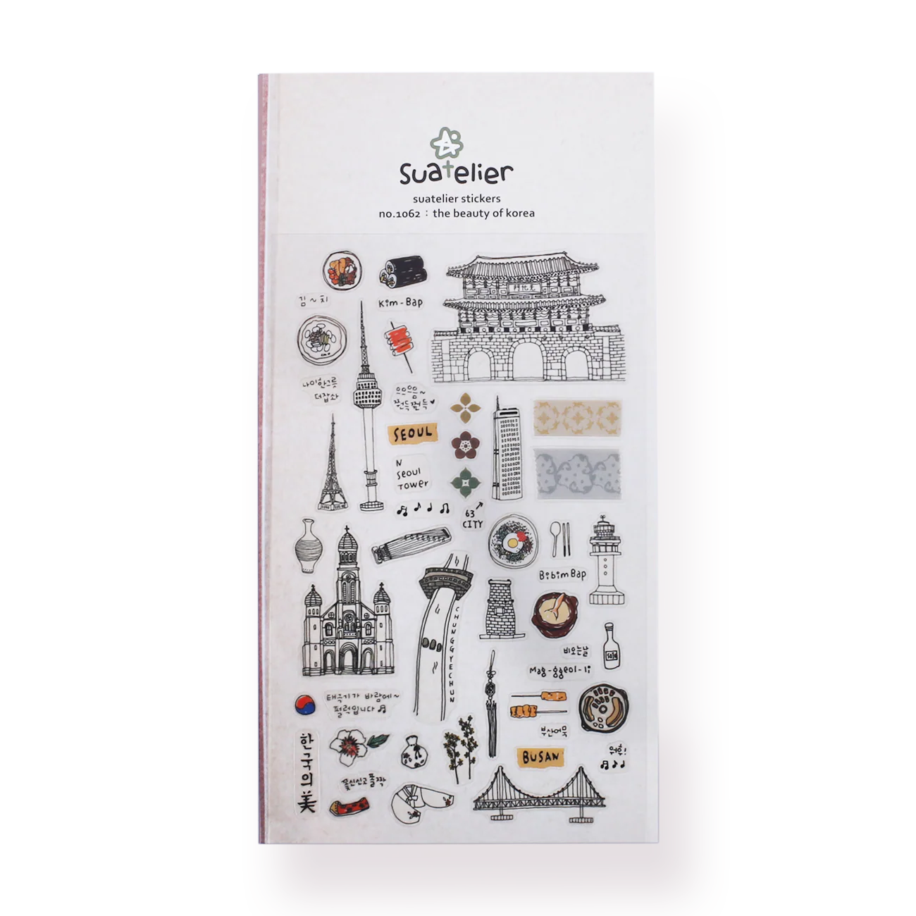 Suatelier The Beauty of Korea Stickers