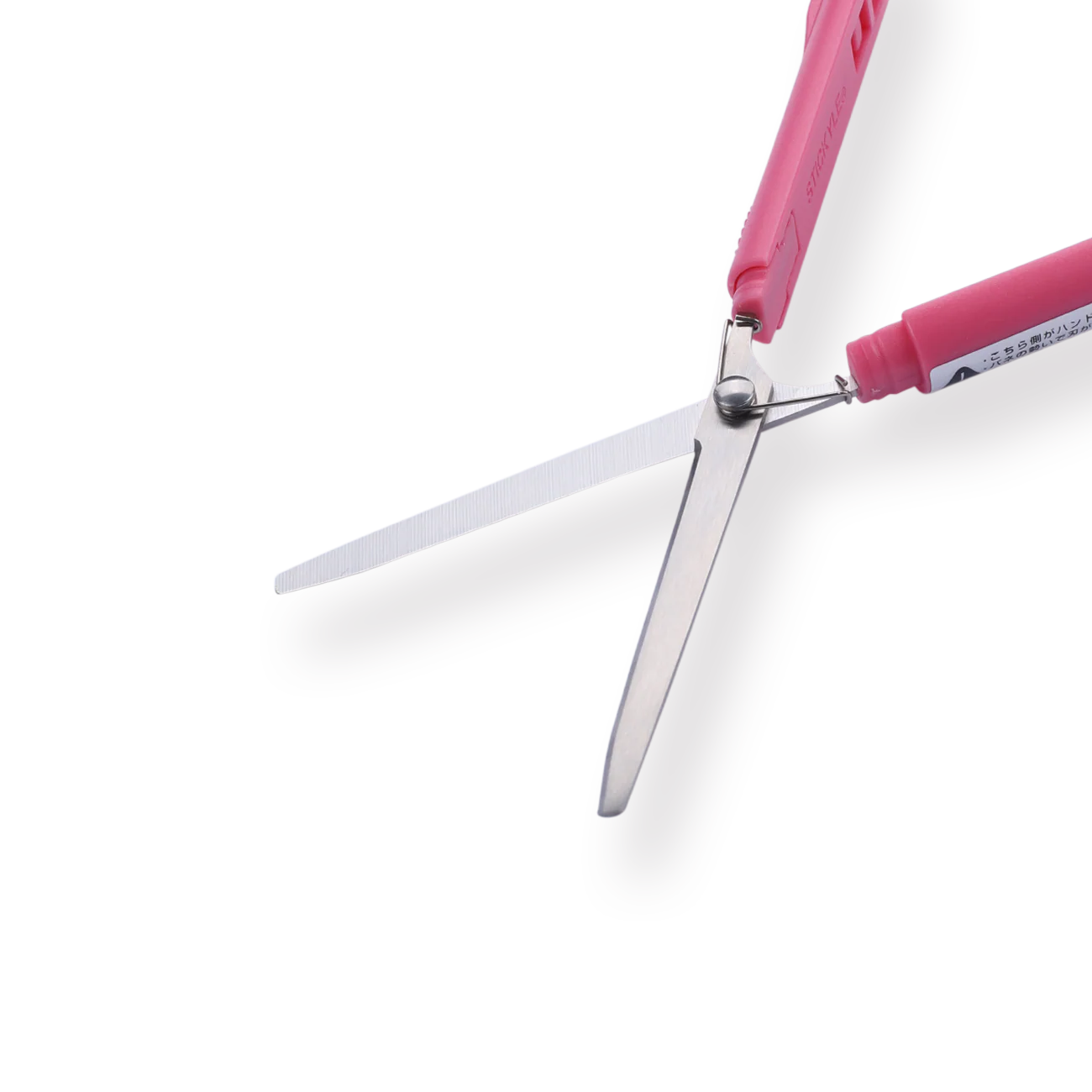 Sun-Star Stickyle Scissors - Long Type - Vivid Pink x Blue - Image 2