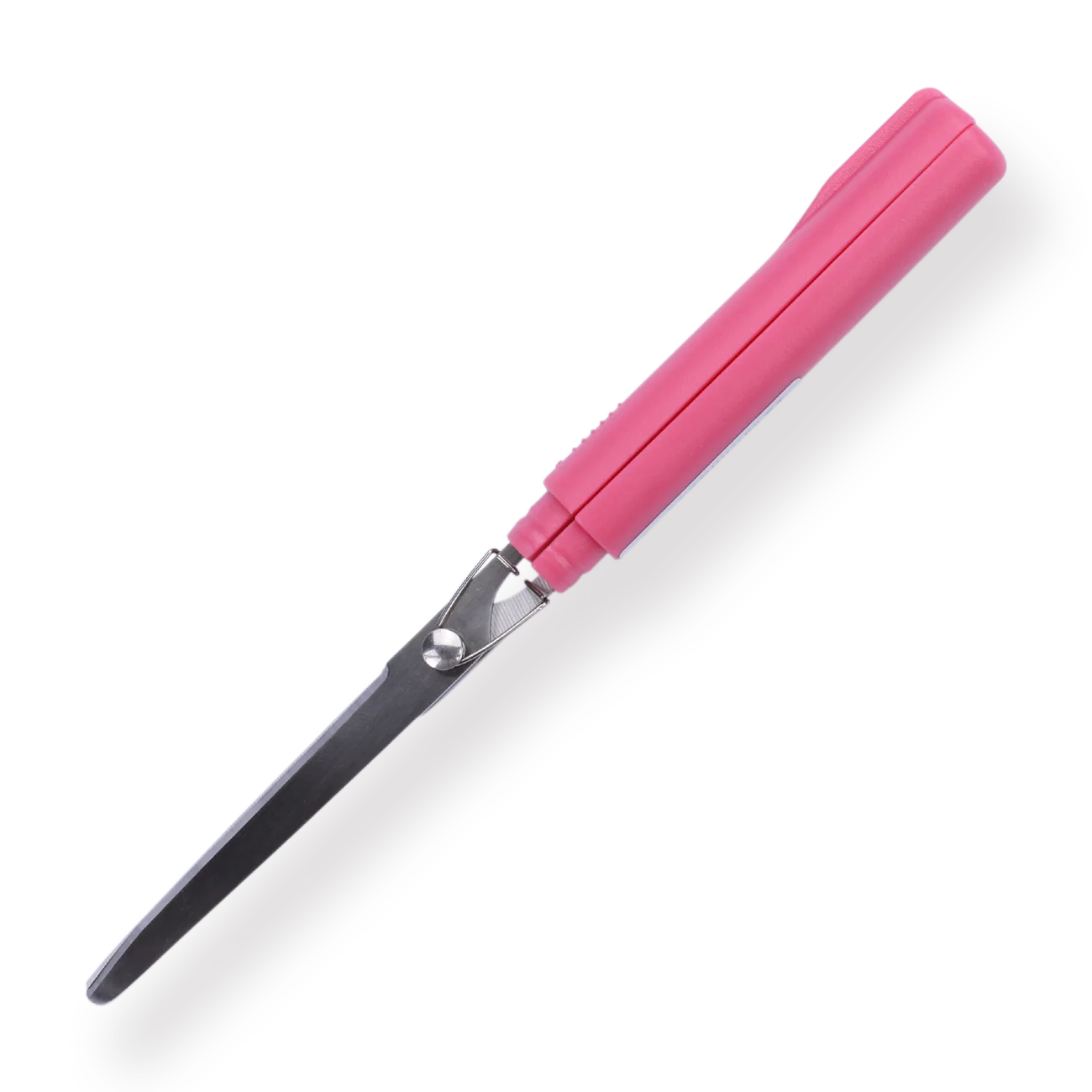 Sun-Star Stickyle Scissors - Long Type - Vivid Pink x Blue - Image 3