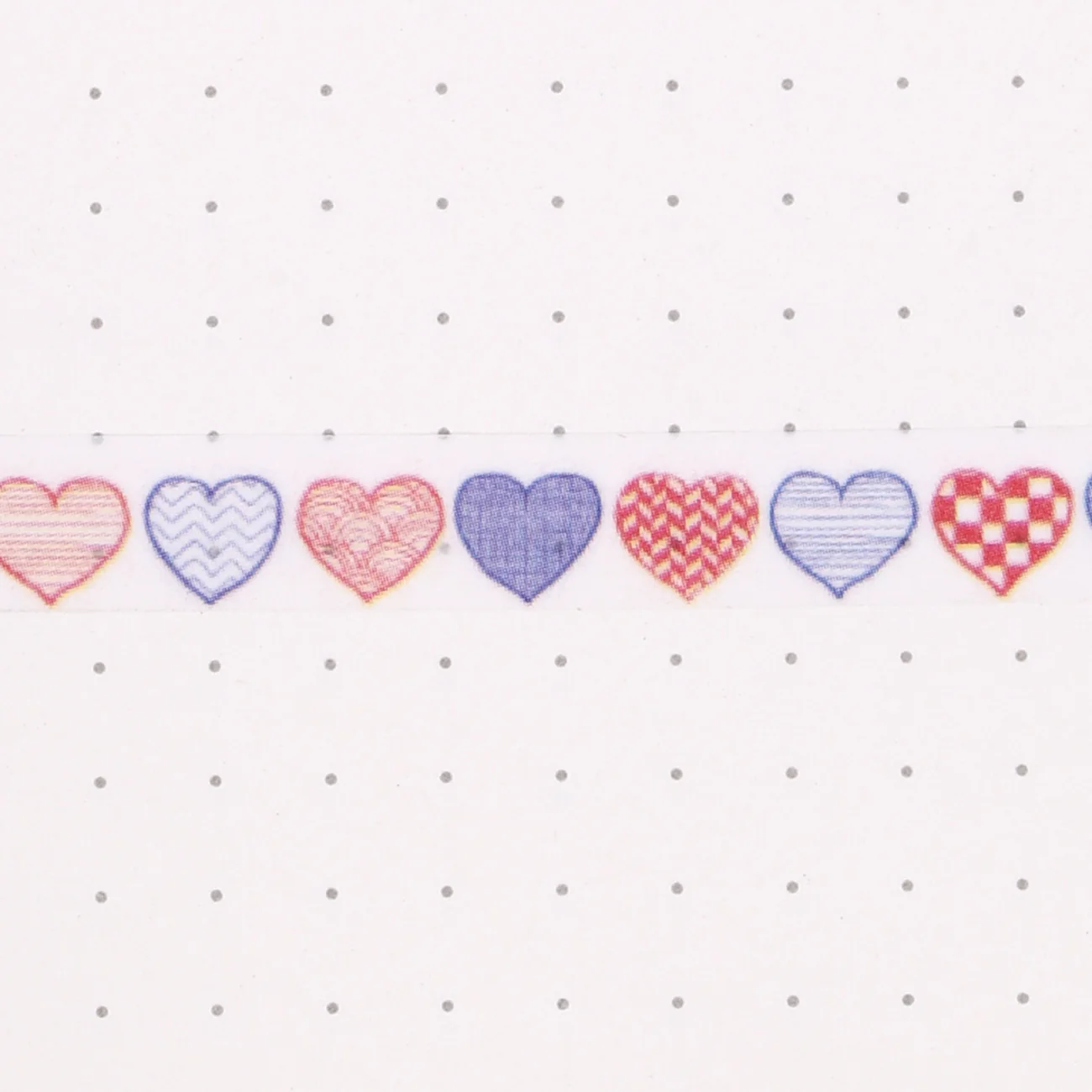 Thin Washi Tape - Heart - Image 2