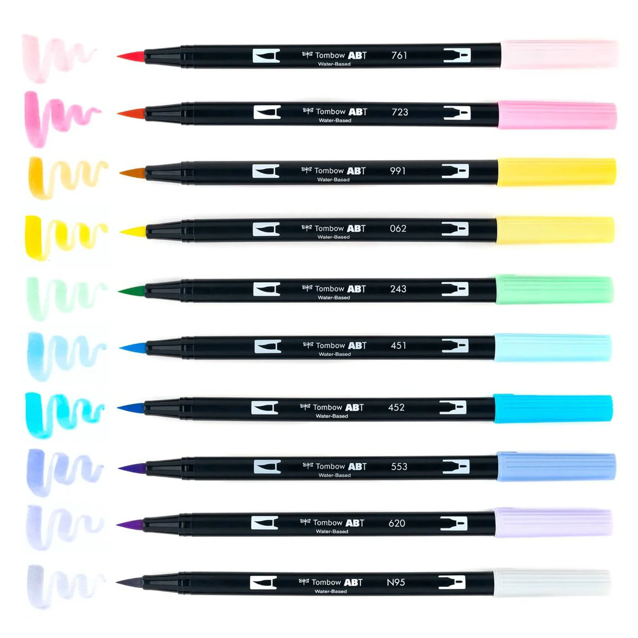Tombow ABT Dual Brush Pen 10-Pack Set - Pastel - Image 2