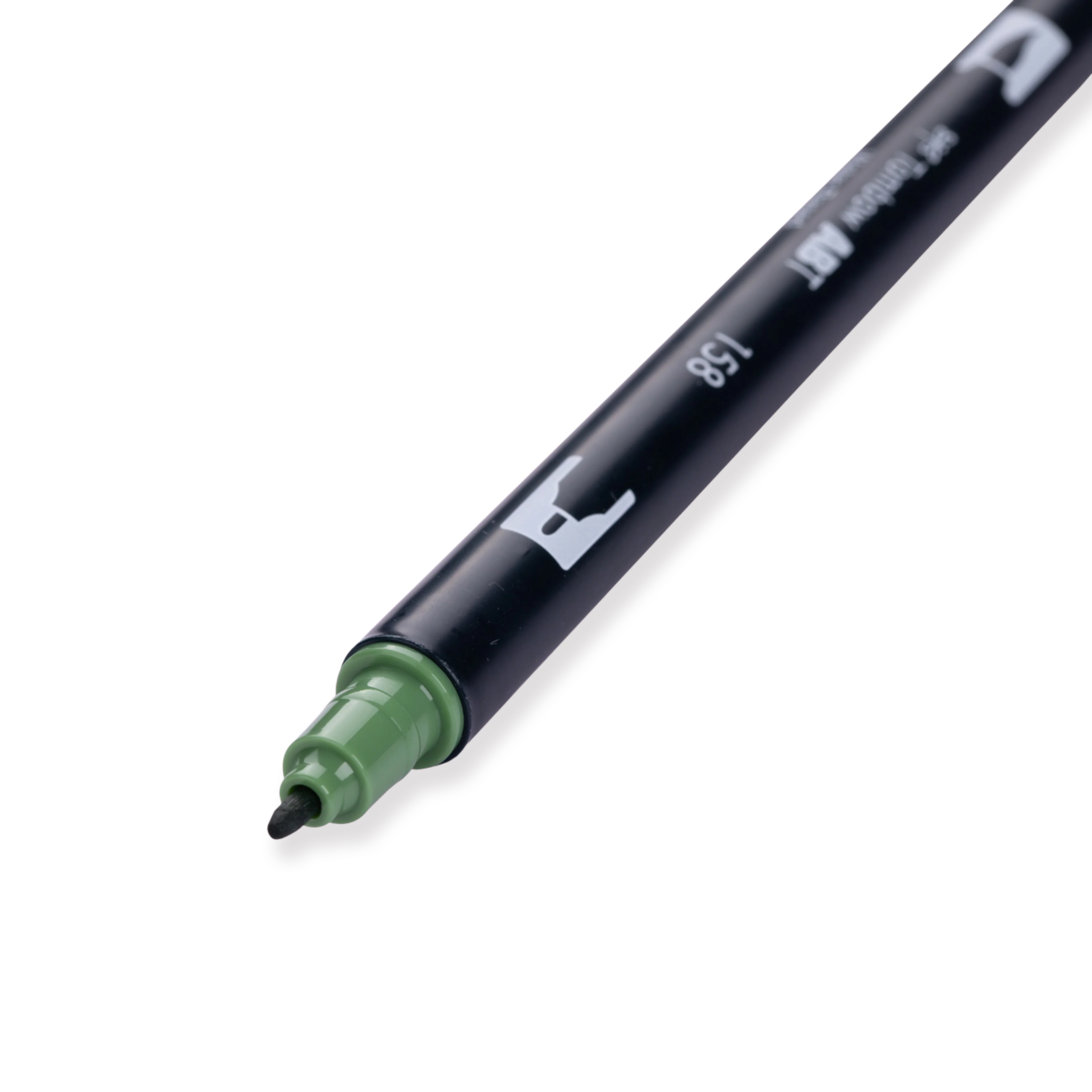 Tombow ABT Dual Brush Pen - 158 - Dark Olive - Image 3