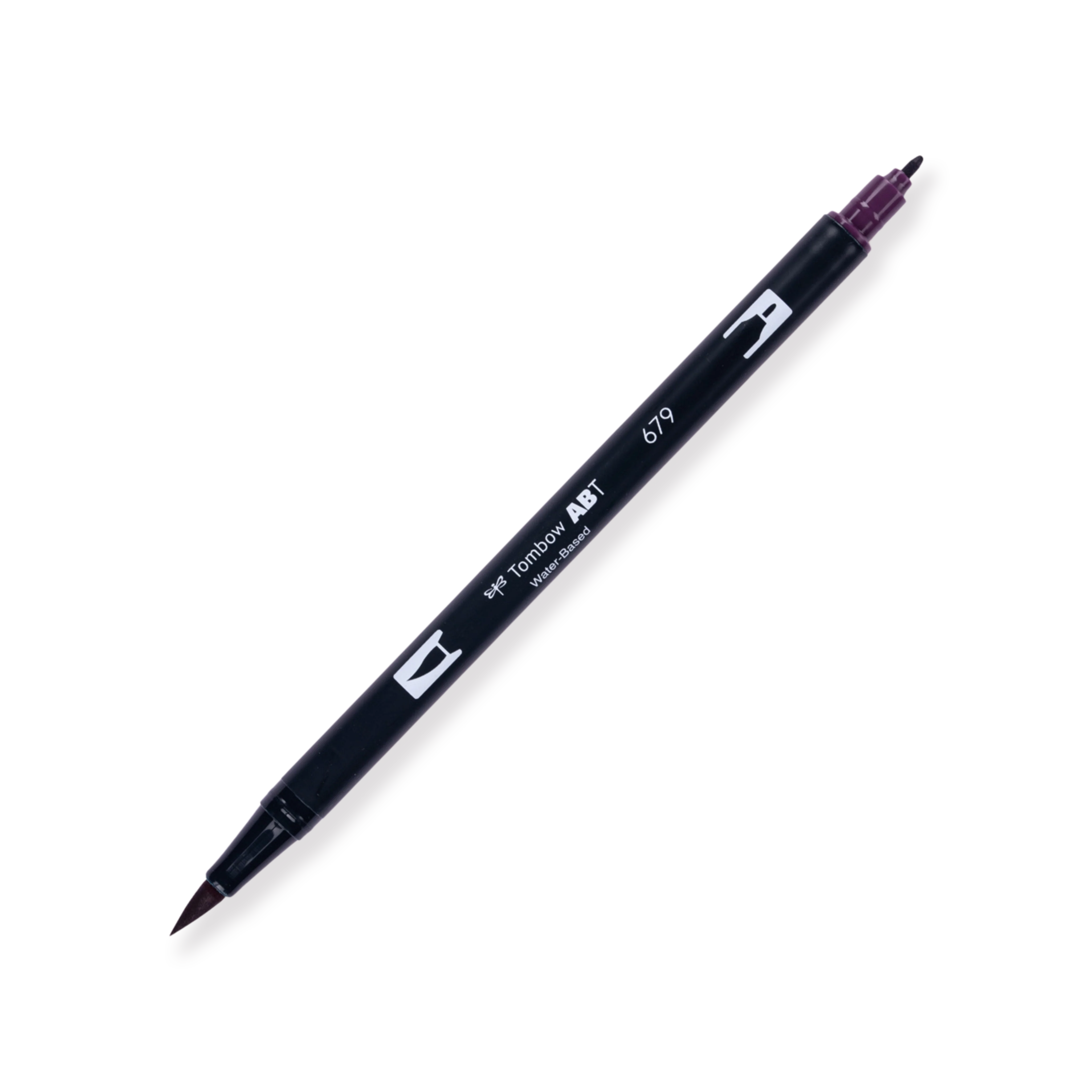 Tombow ABT Dual Brush Pen - 679 - Dark Plum - Image 2