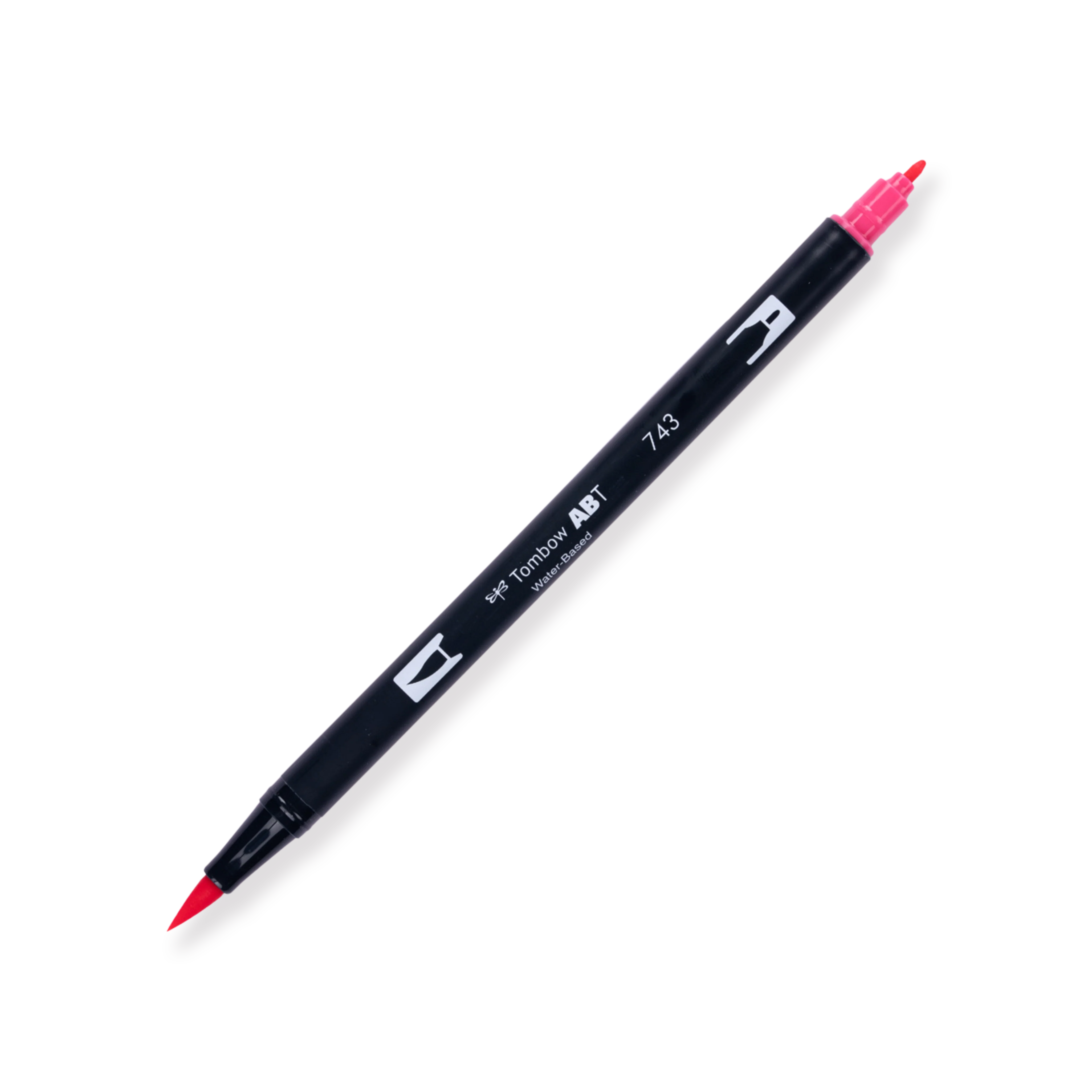Tombow ABT Dual Brush Pen - 743 - Hot Pink - Image 2