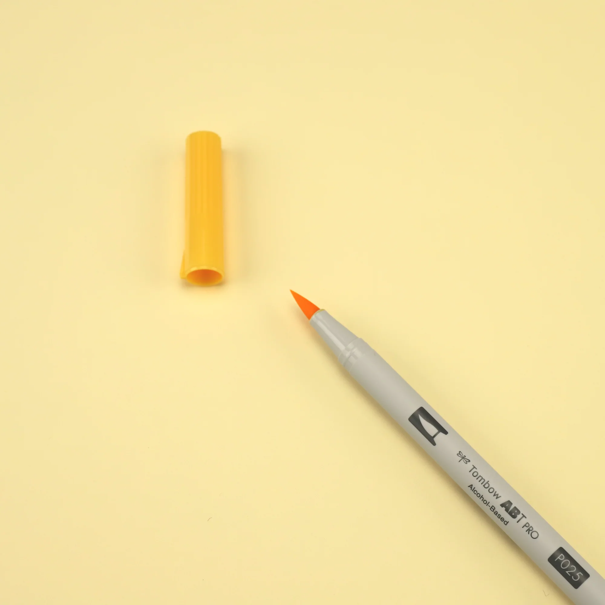 Tombow ABT PRO Alcohol-Based Art Marker - Light Orange - P025 - Image 3