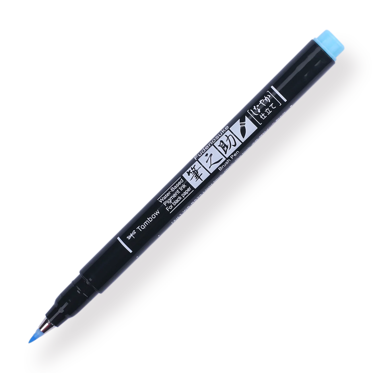 Tombow Fudenosuke Colors Brush Pen - 2022 Light Blue - Image 4
