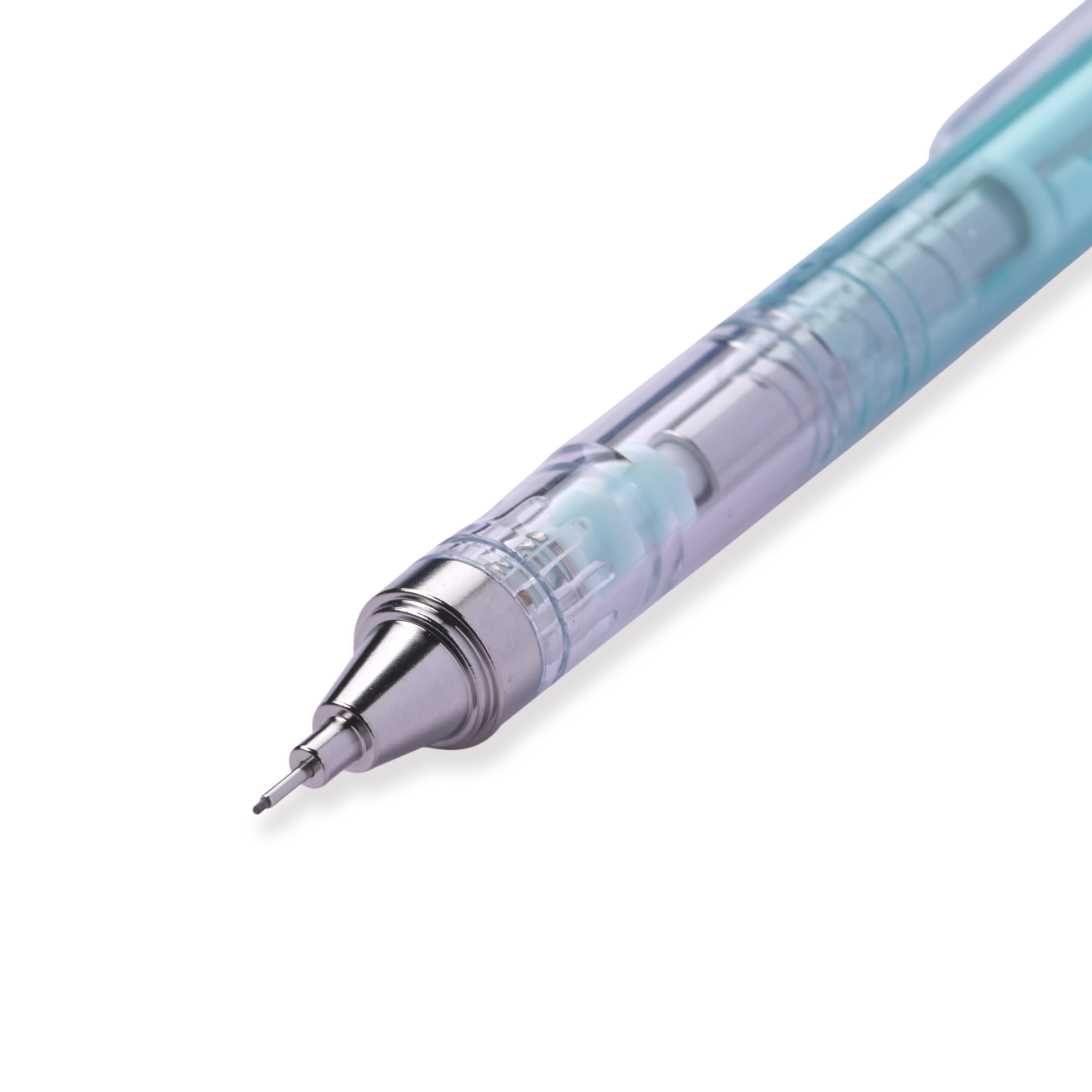 Tombow MONO Graph Clear Color Mechanical Pencil - Clear Mint - 0.5 mm - Image 2