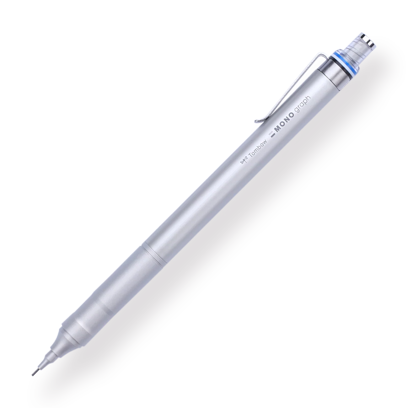 Tombow MONO Graph Fine Mechanical Pencil - 0.5 mm - Silver