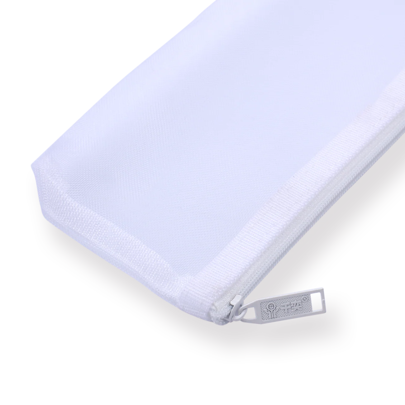 Translucent Pencil Pouch - White - Image 2