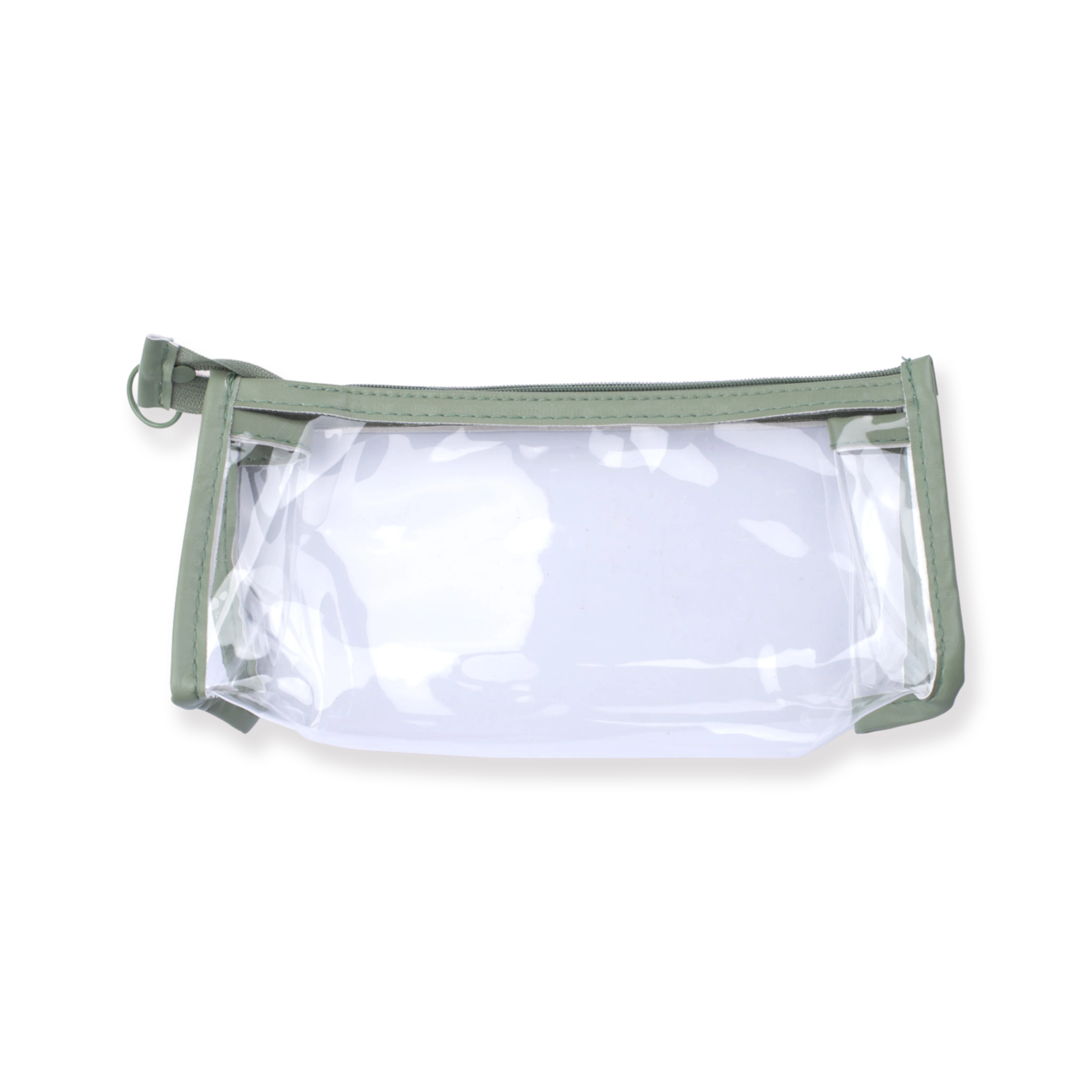 Transparent Pencil Case - Green - Image 2