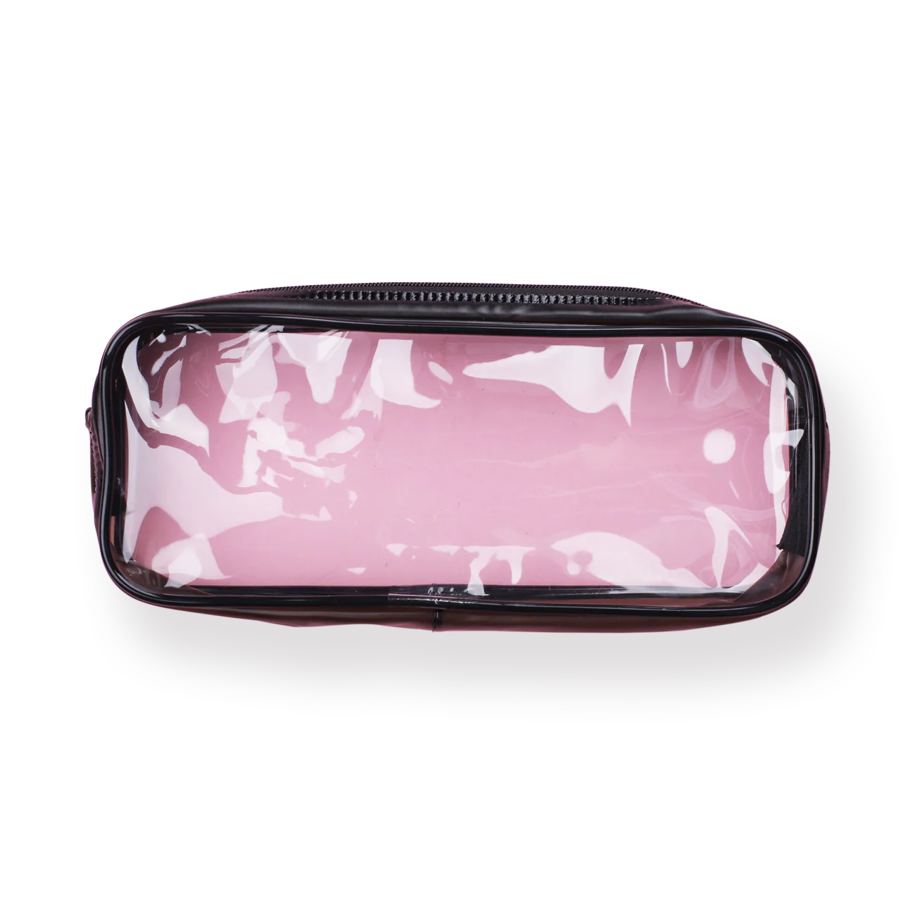 Transparent Pencil Pouch - Black