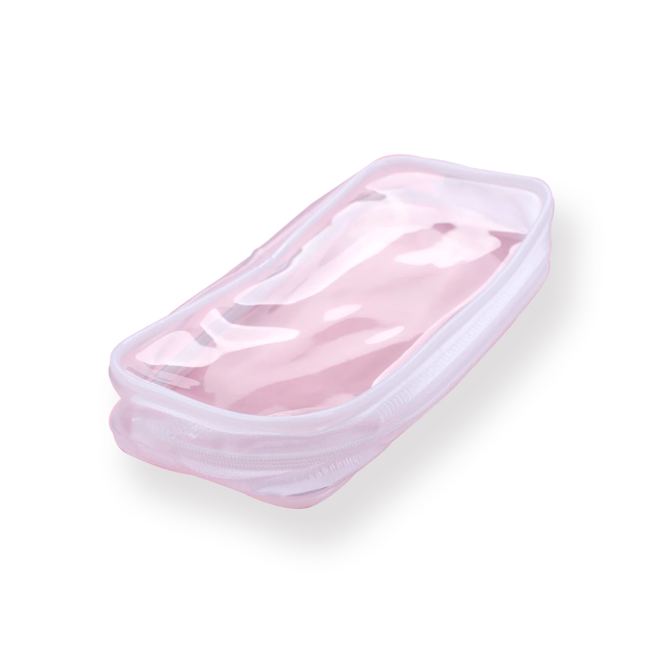 Transparent Pencil Pouch - White - Image 2
