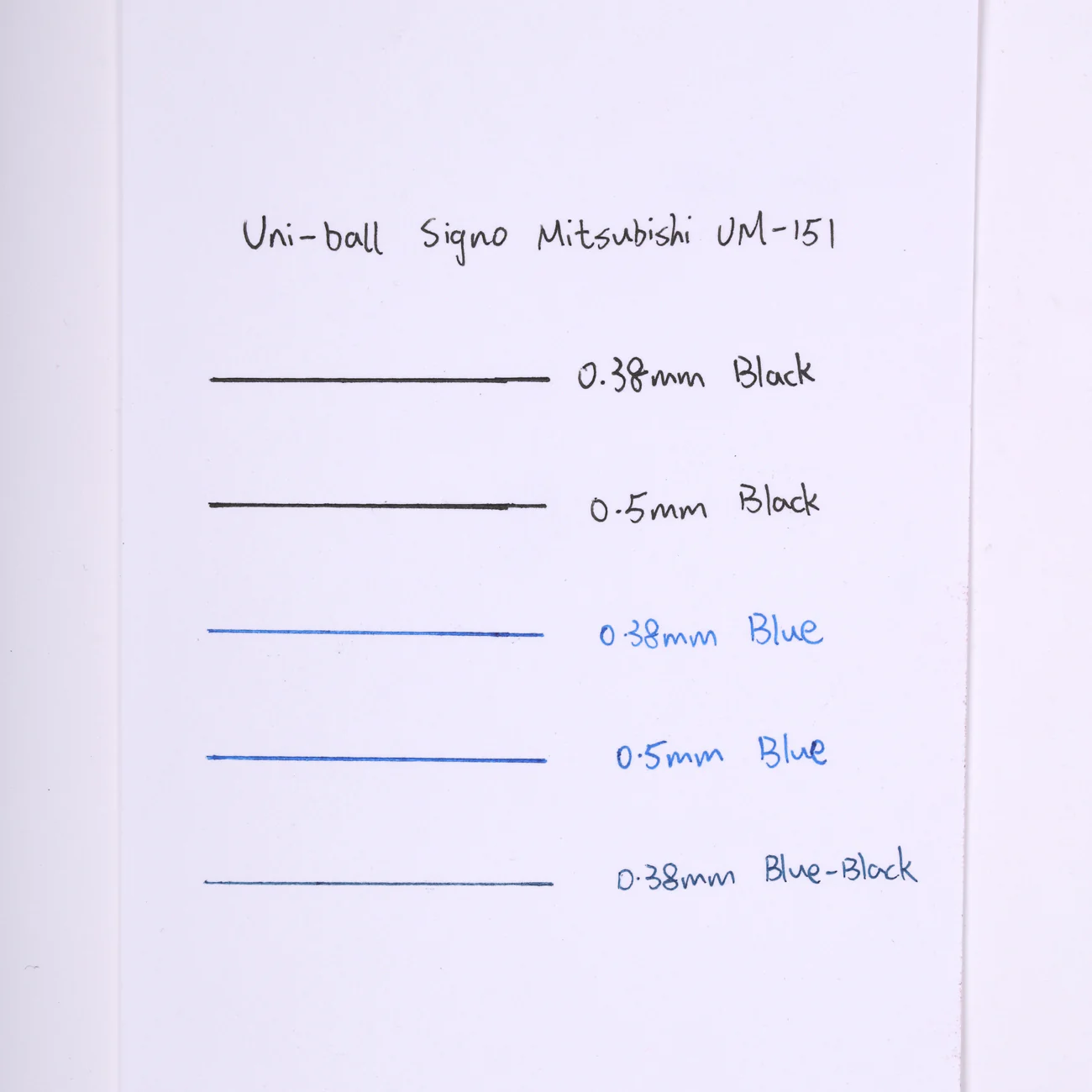 Uni-ball Signo UM-151 Gel Pen - 0.5 mm - Black - Image 3