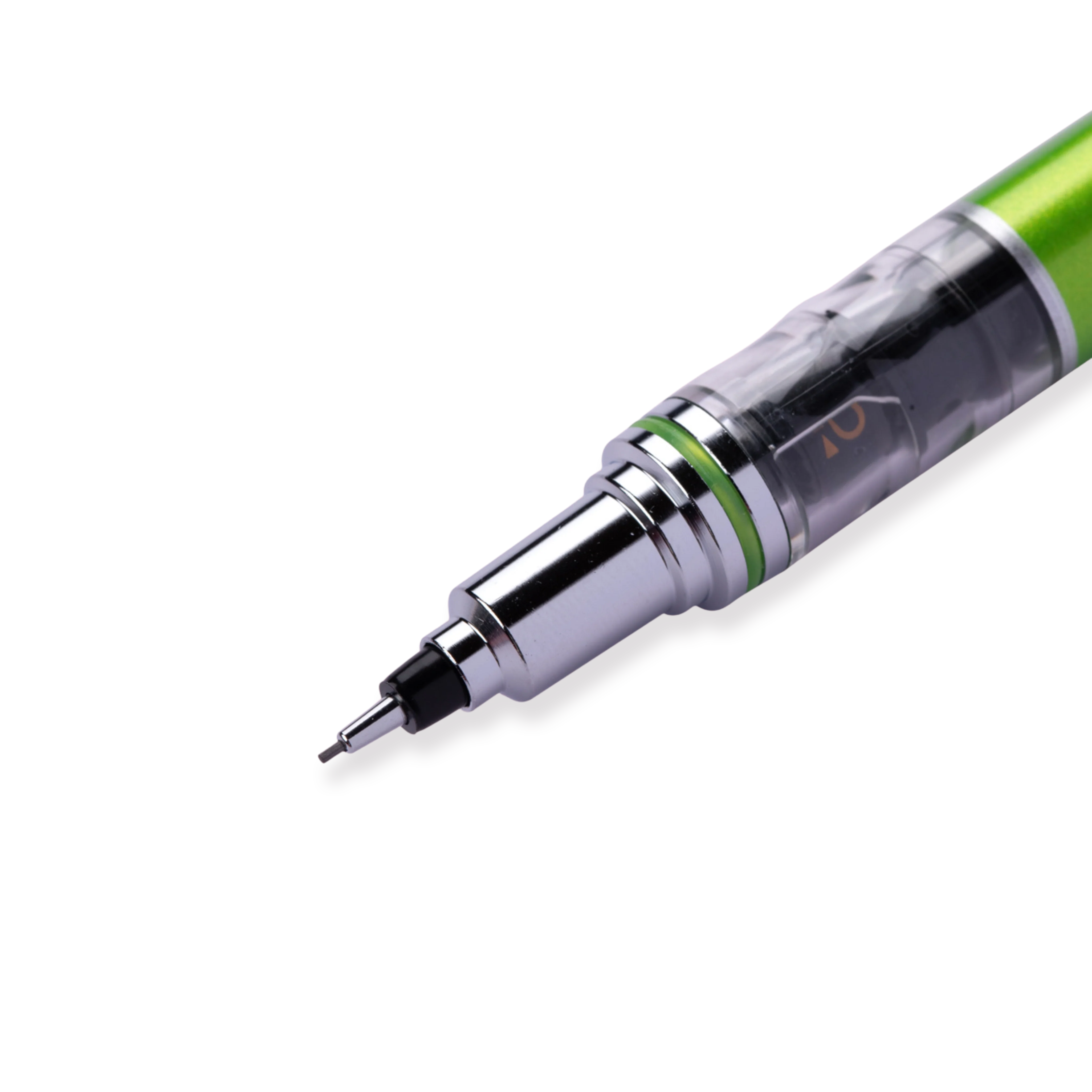 Uni Kuru Toga Mechanical Pencil 0.5 mm: Auto Rotating Leads - Green - Image 3