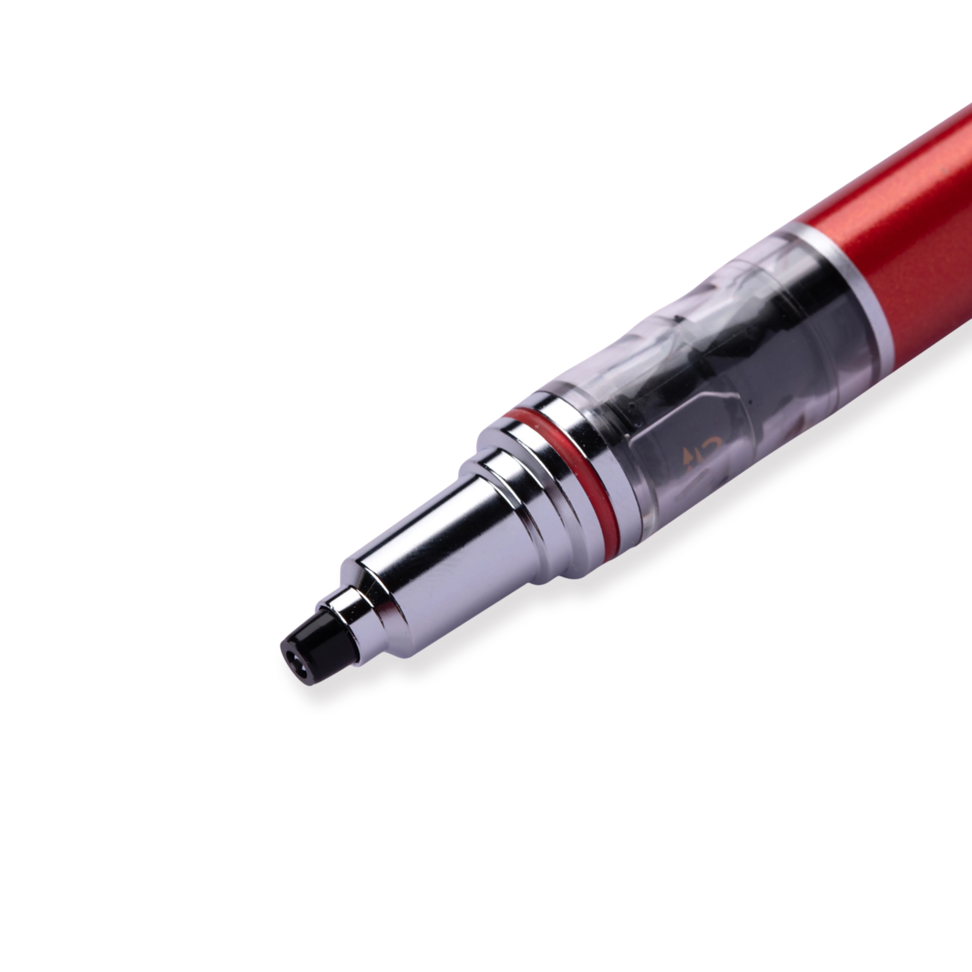 Uni Kuru Toga Mechanical Pencil 0.5 mm: Auto Rotating Leads - Red - Image 5