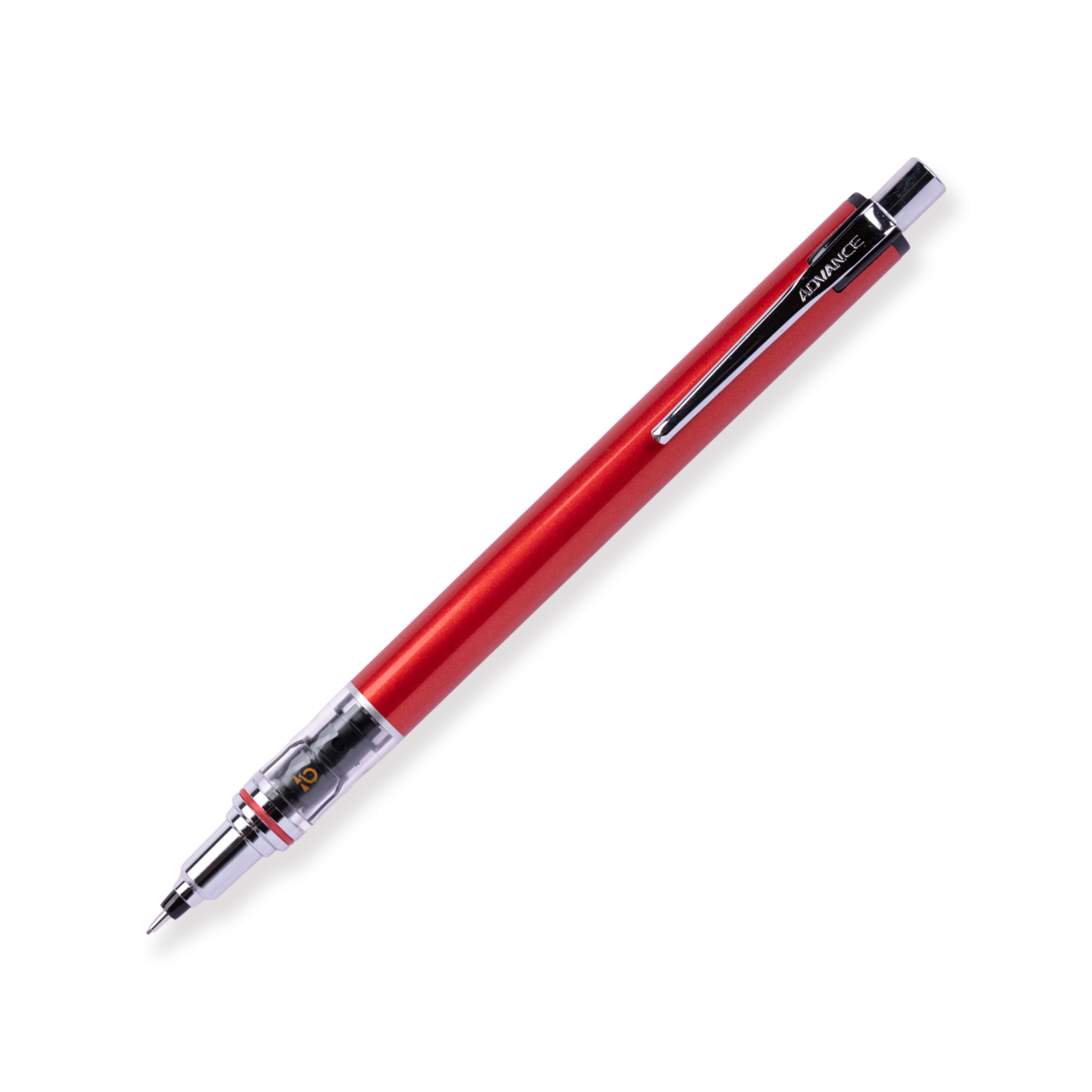 Uni Kuru Toga Mechanical Pencil 0.5 mm: Auto Rotating Leads - Red - Image 7