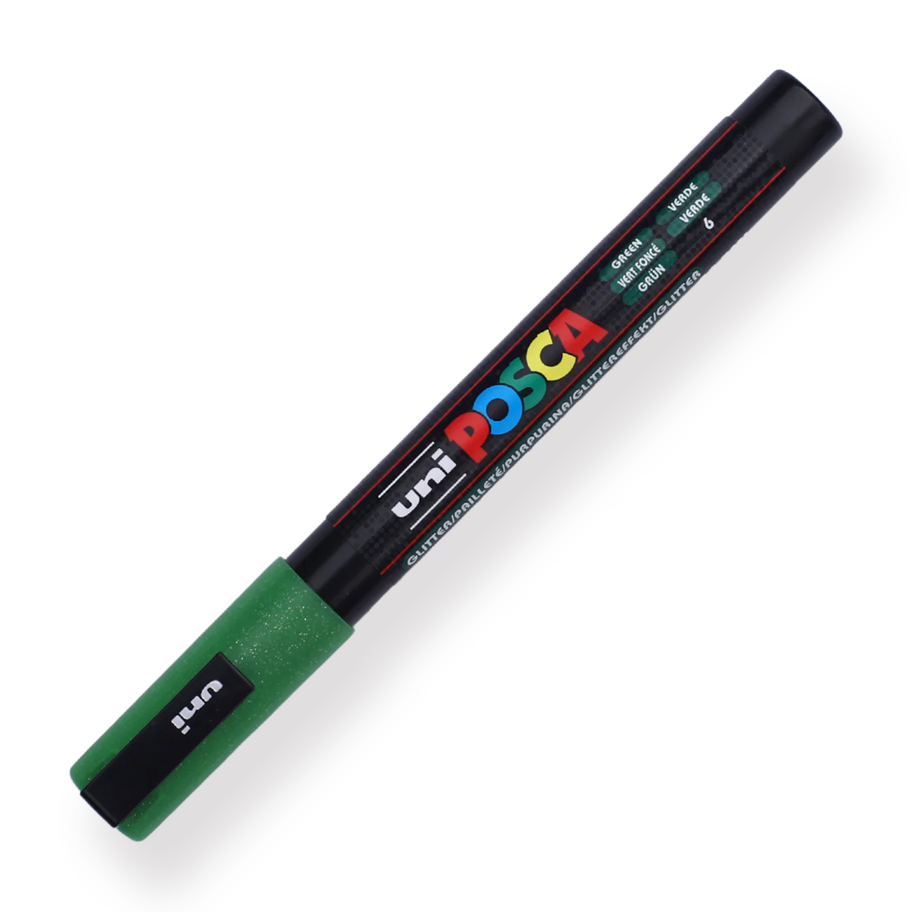 Uni Posca Paint Marker PC-3M - Fine Point - Glitter Green