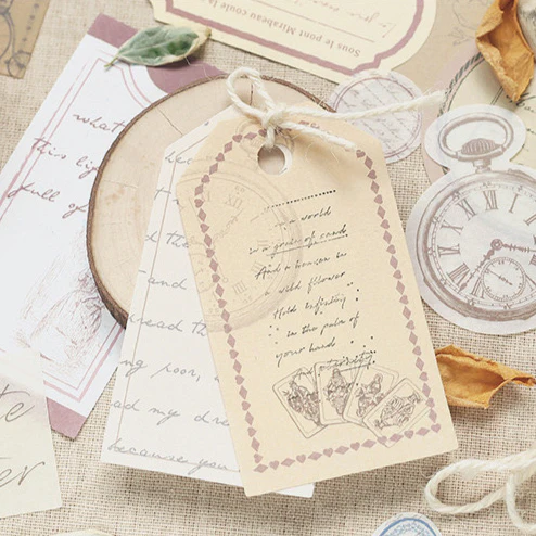 Vintage Scrapbooking Paper Kit - Letter - Image 3