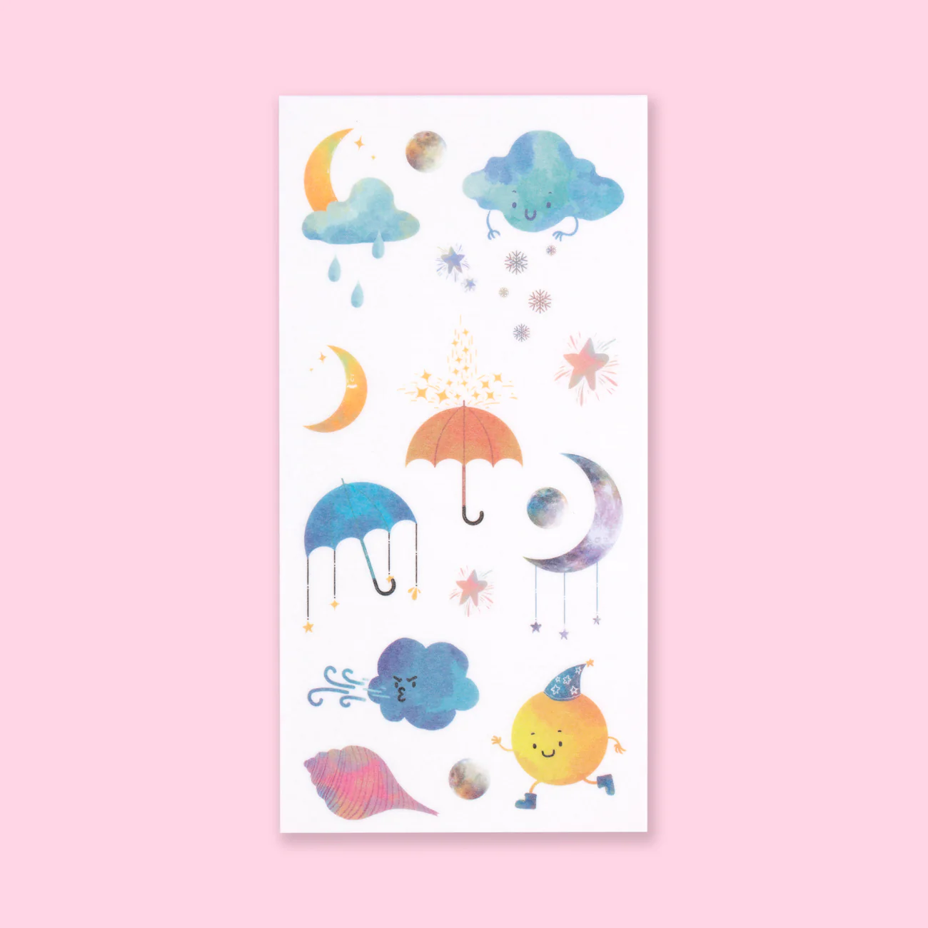 Washi Weather/Mood Sticker - Set of 6 - Image 5