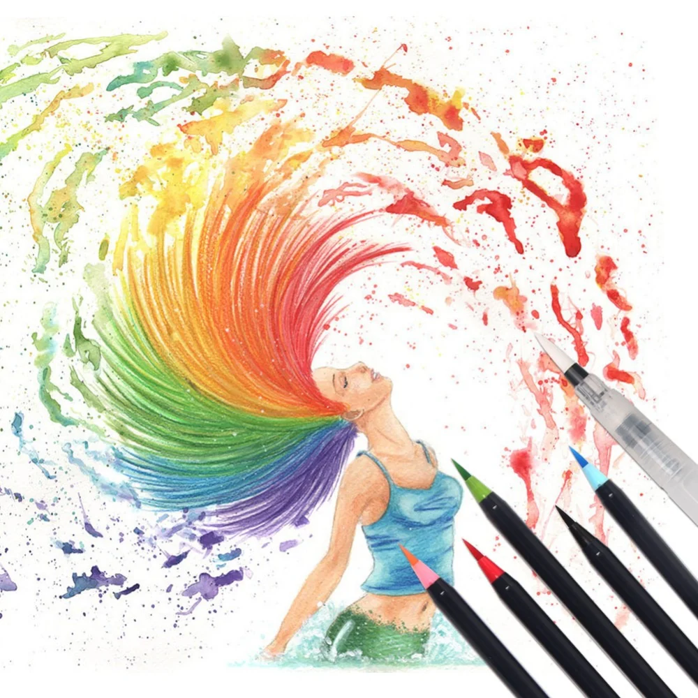 Watercolor Brush (Set of 20) - Image 27