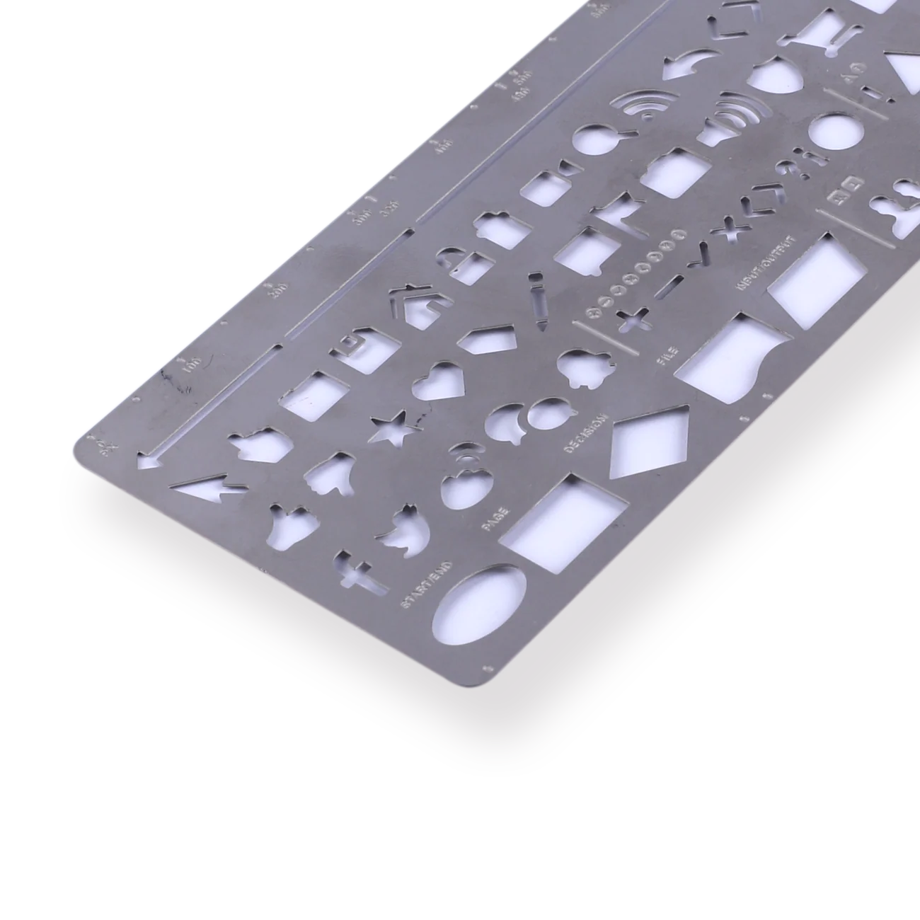 Web Drawing Stencil Metal Ruler - Image 2