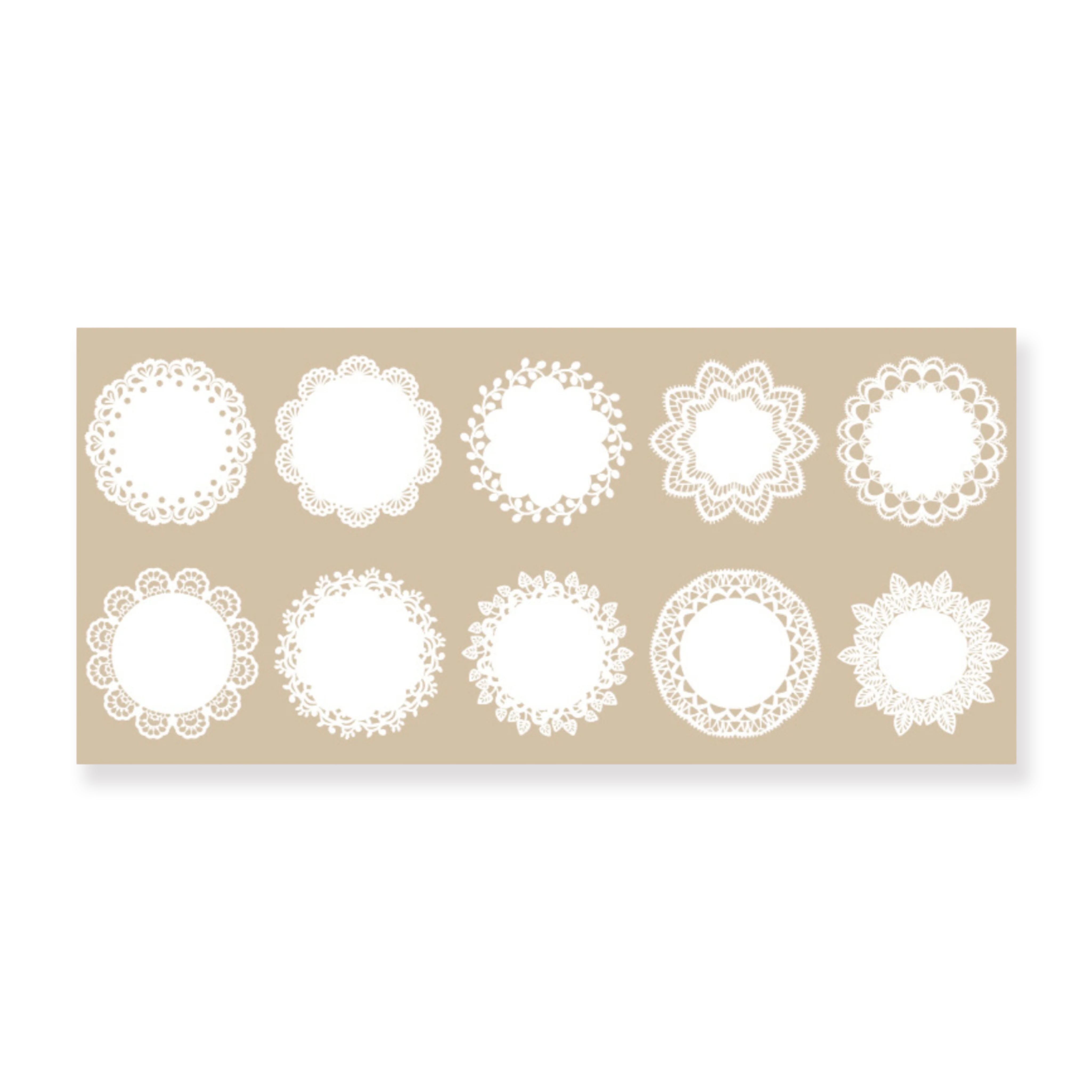 White Bud Lace Paper