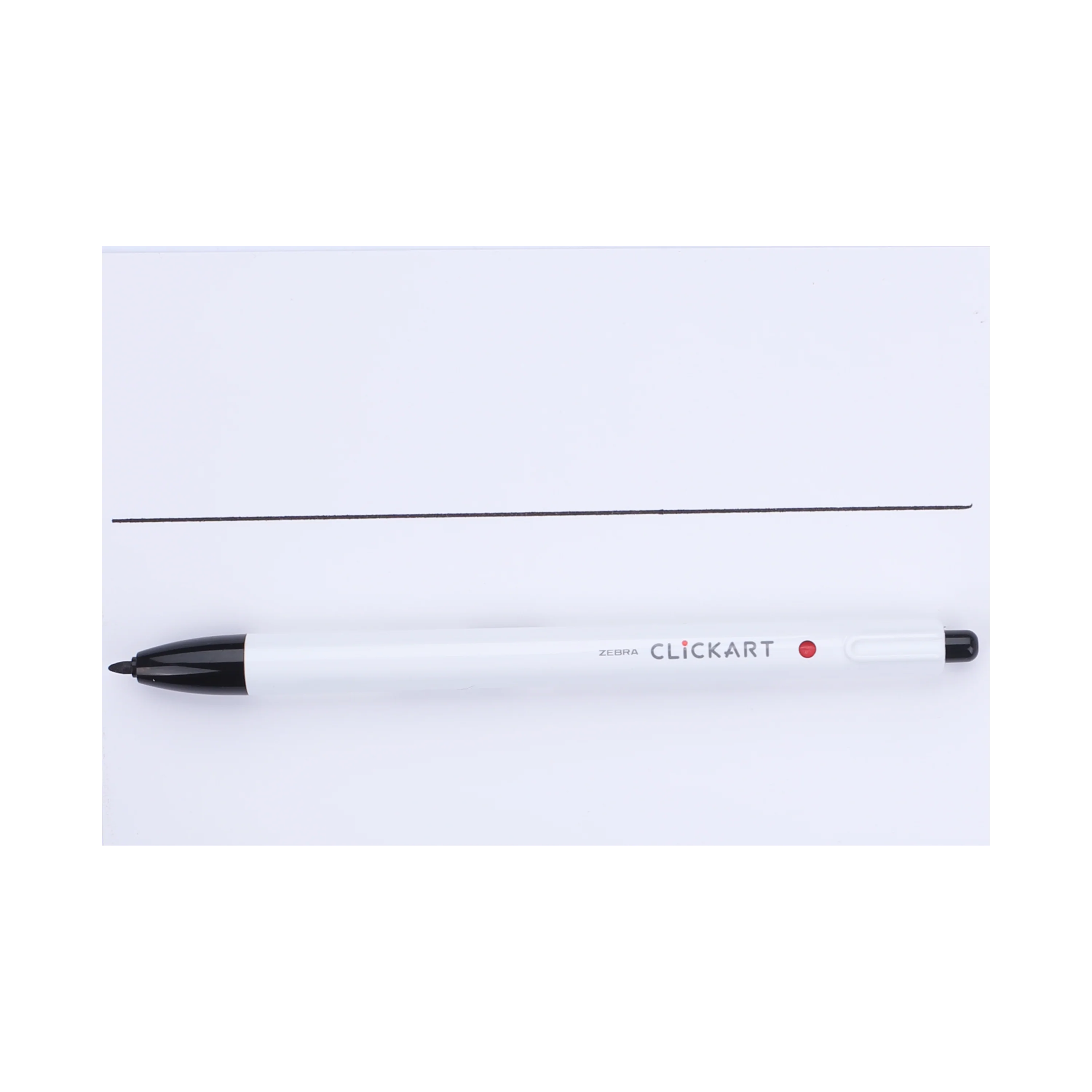 Zebra Clickart Retractable Sign Pen - 0.6 mm - Black - Image 3