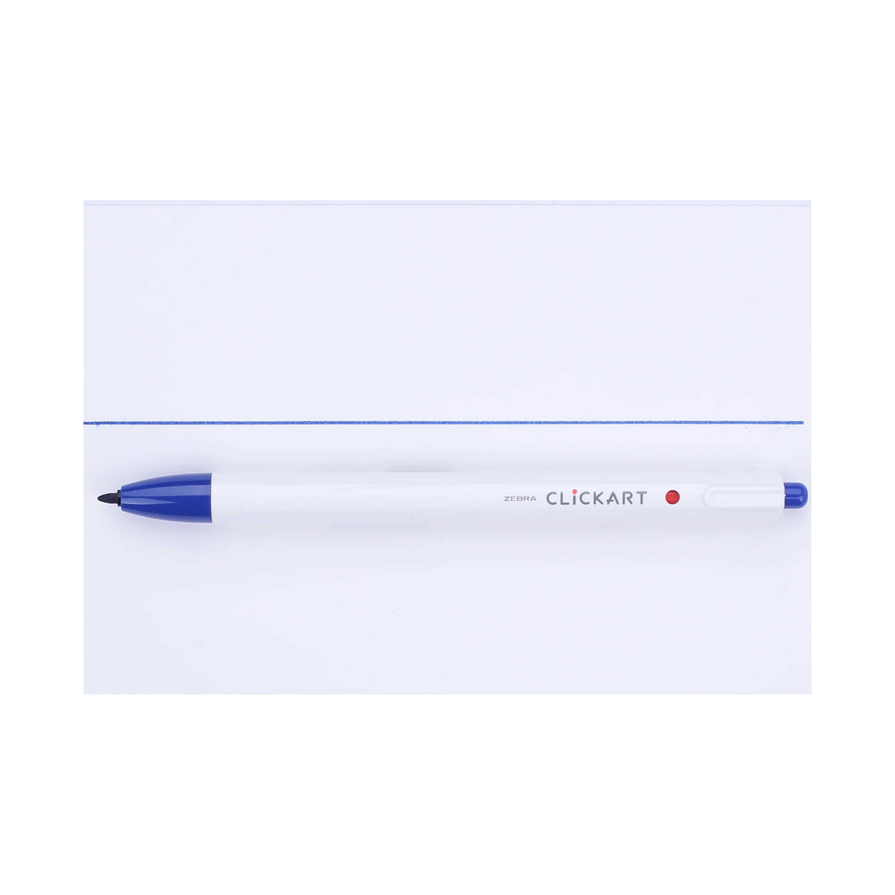 Zebra Clickart Retractable Sign Pen - 0.6 mm - Blue - Image 3