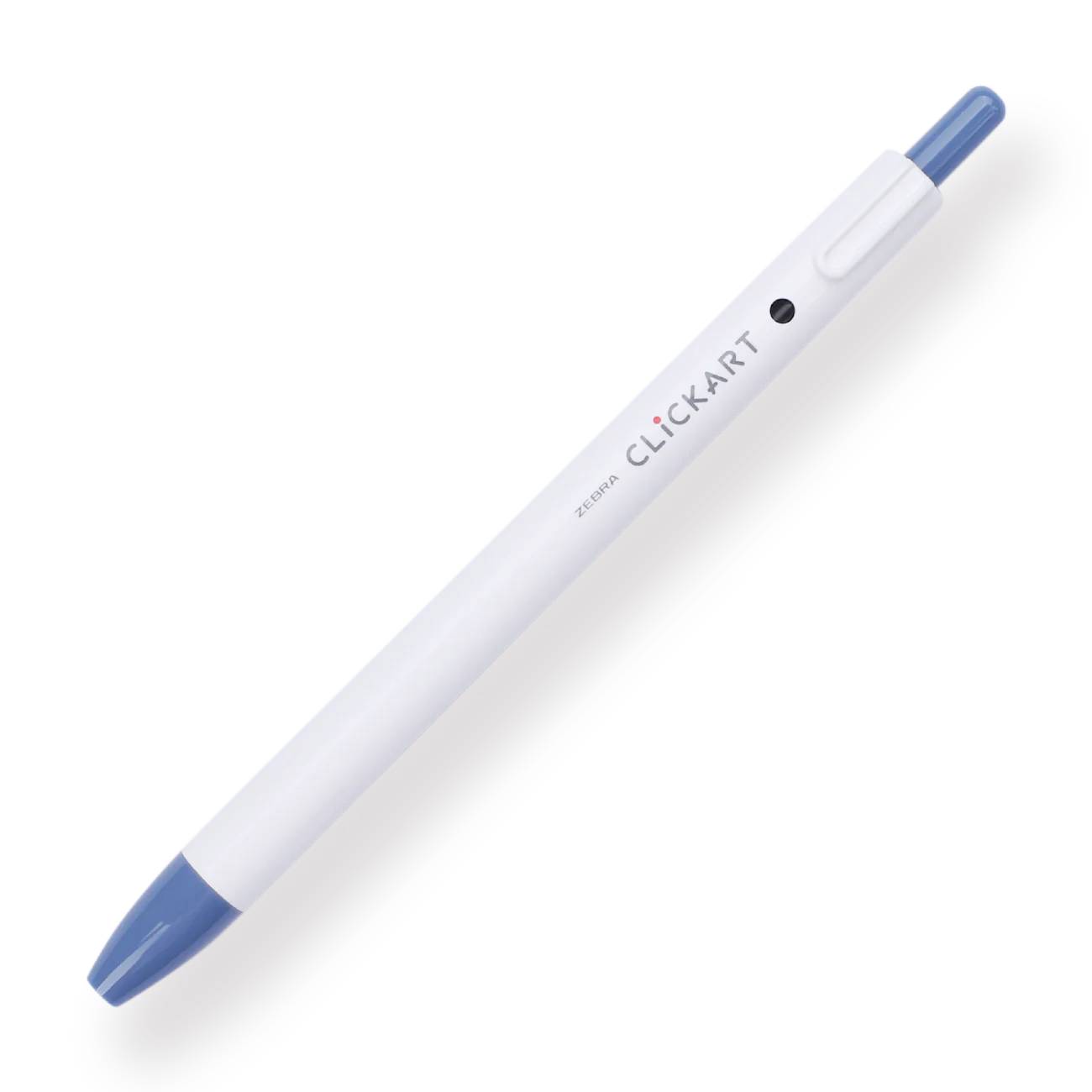 Zebra Clickart Retractable Sign Pen - 0.6 mm - Blue Gray