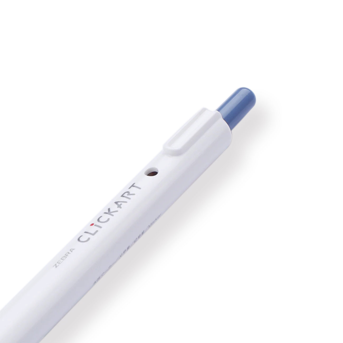 Zebra Clickart Retractable Sign Pen - 0.6 mm - Blue Gray - Image 3