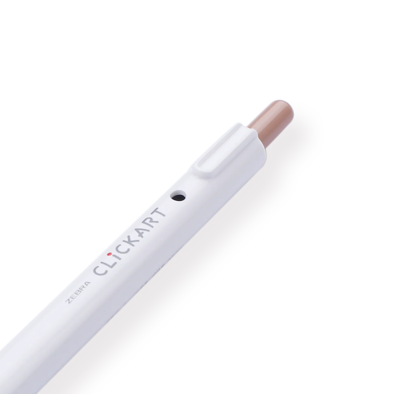 Zebra Clickart Retractable Sign Pen - 0.6 mm - Cocoa Brown - Image 3