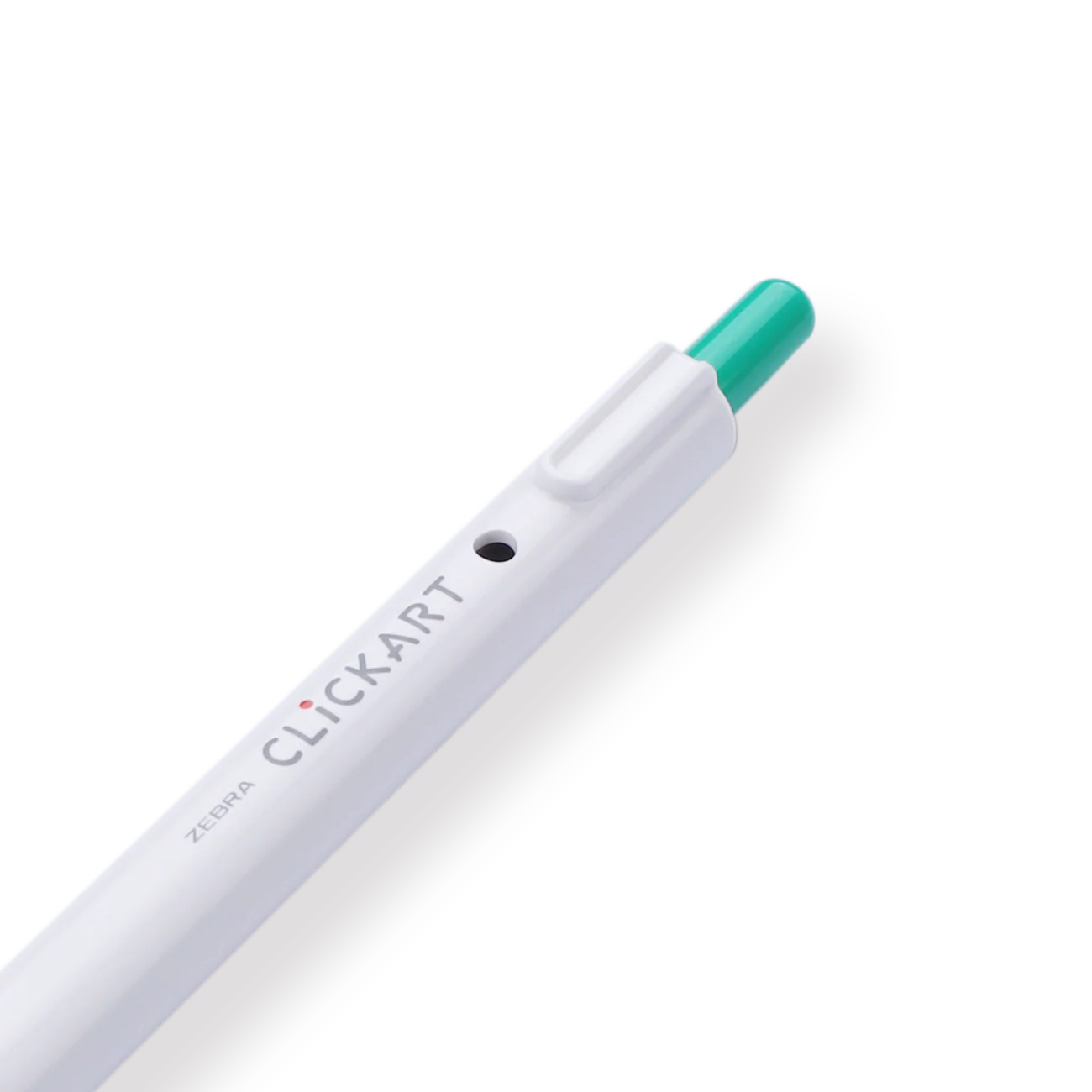 Zebra Clickart Retractable Sign Pen - 0.6 mm - Green - Image 3