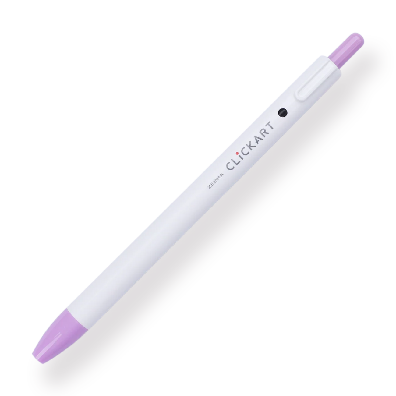 Zebra Clickart Retractable Sign Pen - 0.6 mm - Lavender