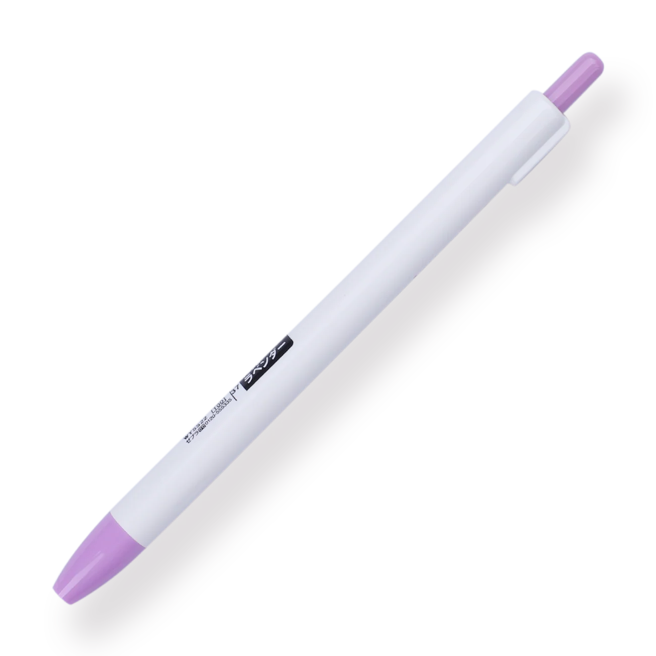 Zebra Clickart Retractable Sign Pen - 0.6 mm - Lavender - Image 4