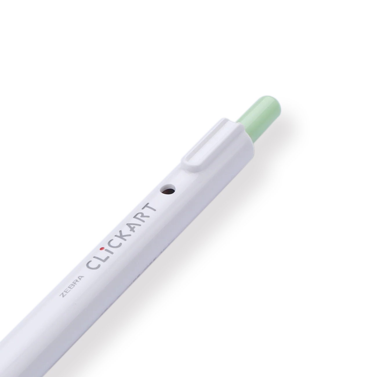 Zebra Clickart Retractable Sign Pen - 0.6 mm - Leaf Green - Image 3