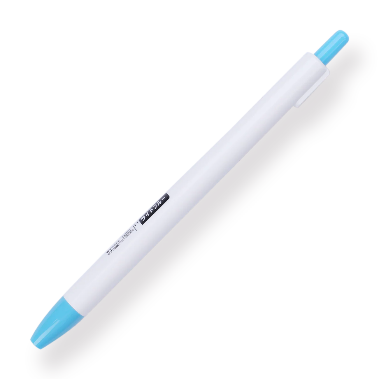 Zebra Clickart Retractable Sign Pen - 0.6 mm - Light Blue - Image 4