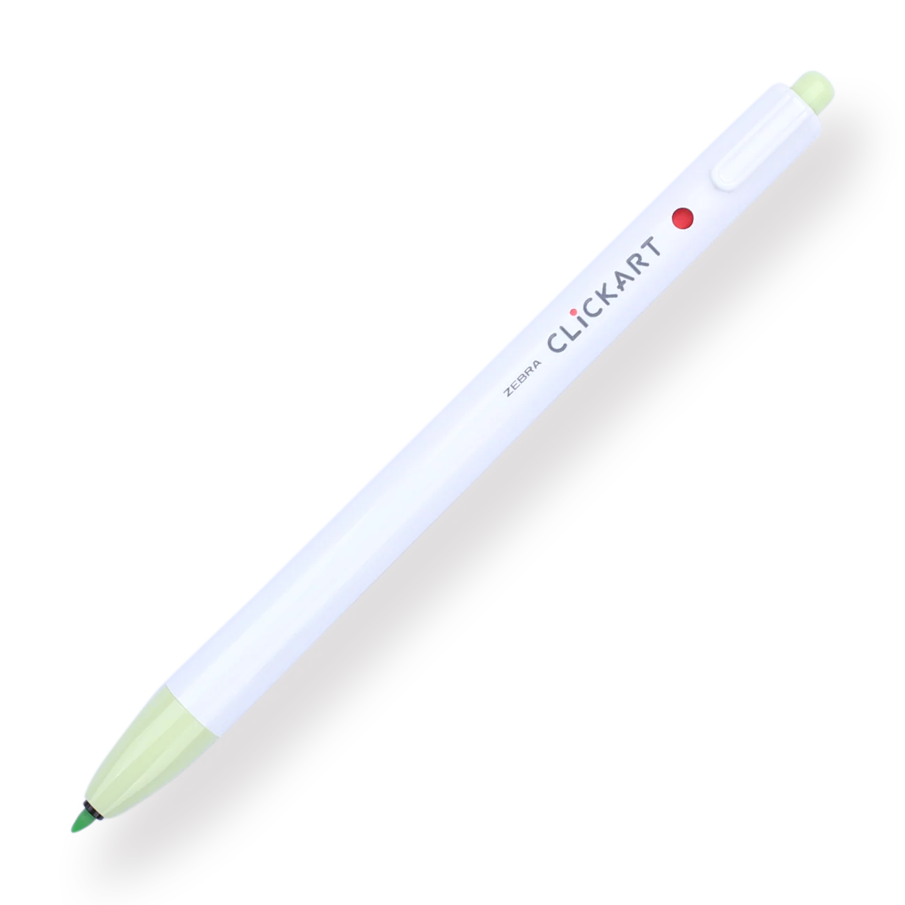 Zebra Clickart Retractable Sign Pen - 0.6 mm - Lime - Image 4