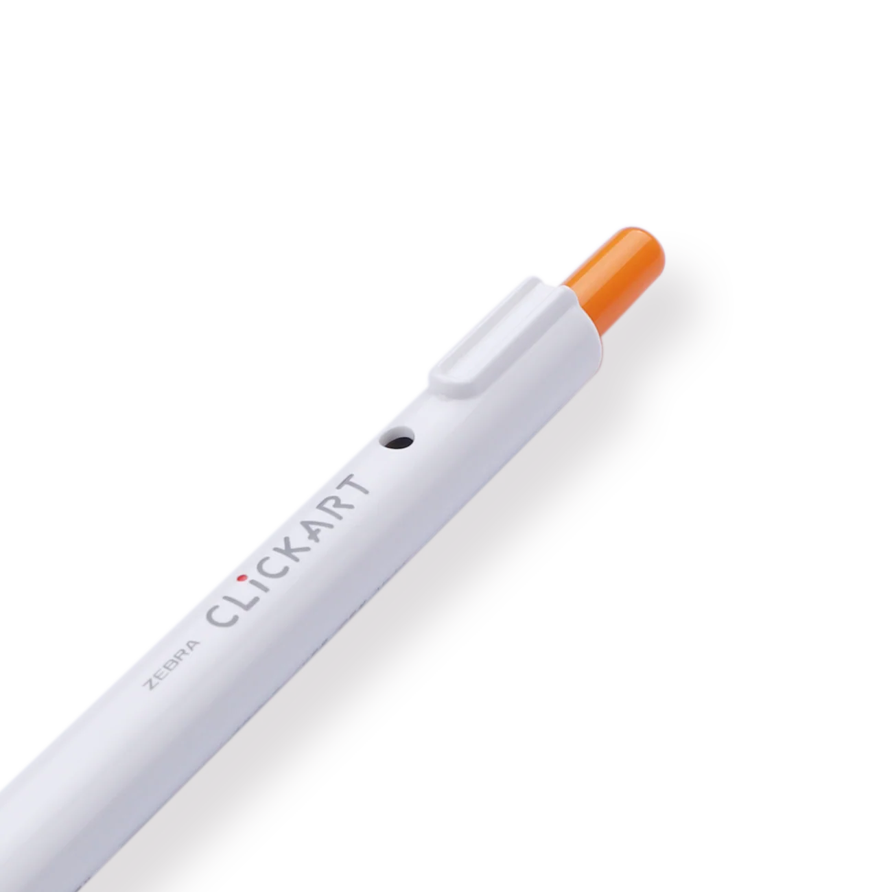 Zebra Clickart Retractable Sign Pen - 0.6 mm - Orange - Image 3