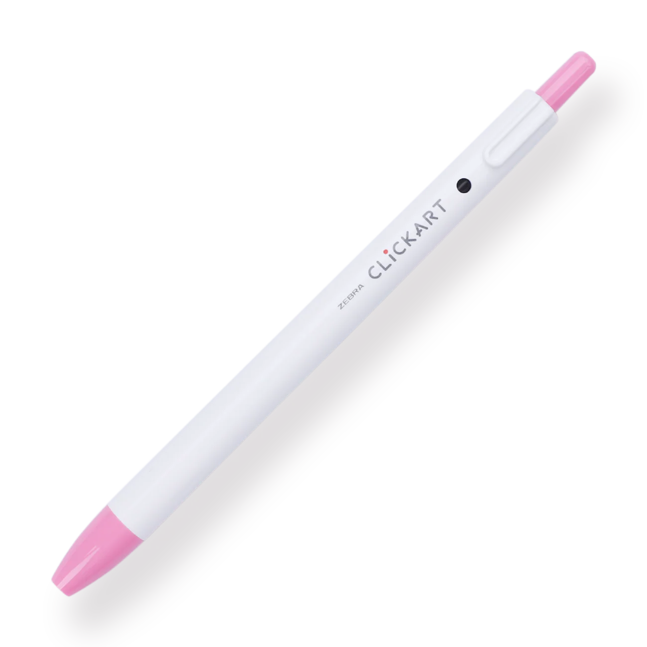 Zebra Clickart Retractable Sign Pen - 0.6 mm - Pink