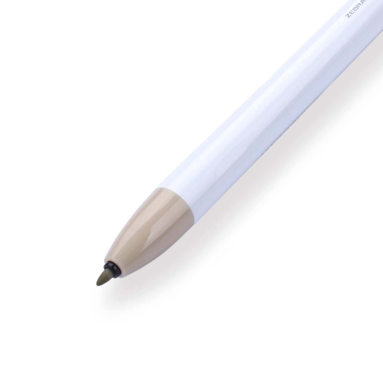 Zebra Clickart Retractable Sign Pen - 0.6 mm - Sand Beige - Image 2