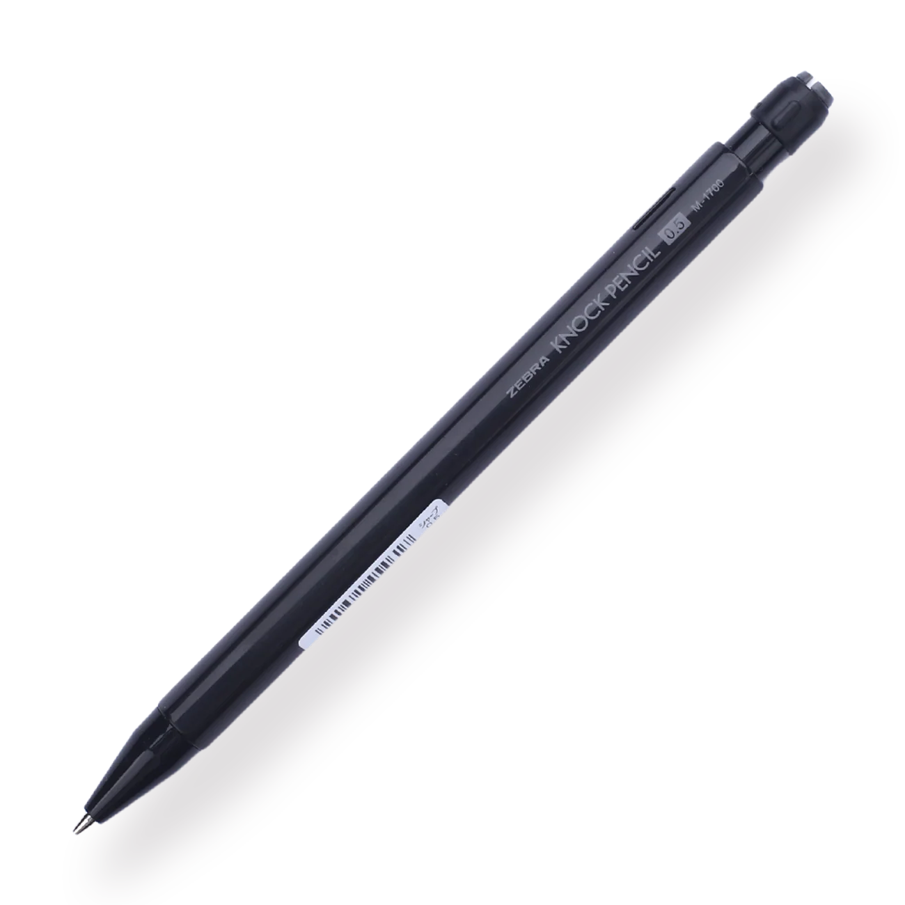 Zebra M-1700 Knock Mechanical Pencil - 0.5mm - Black