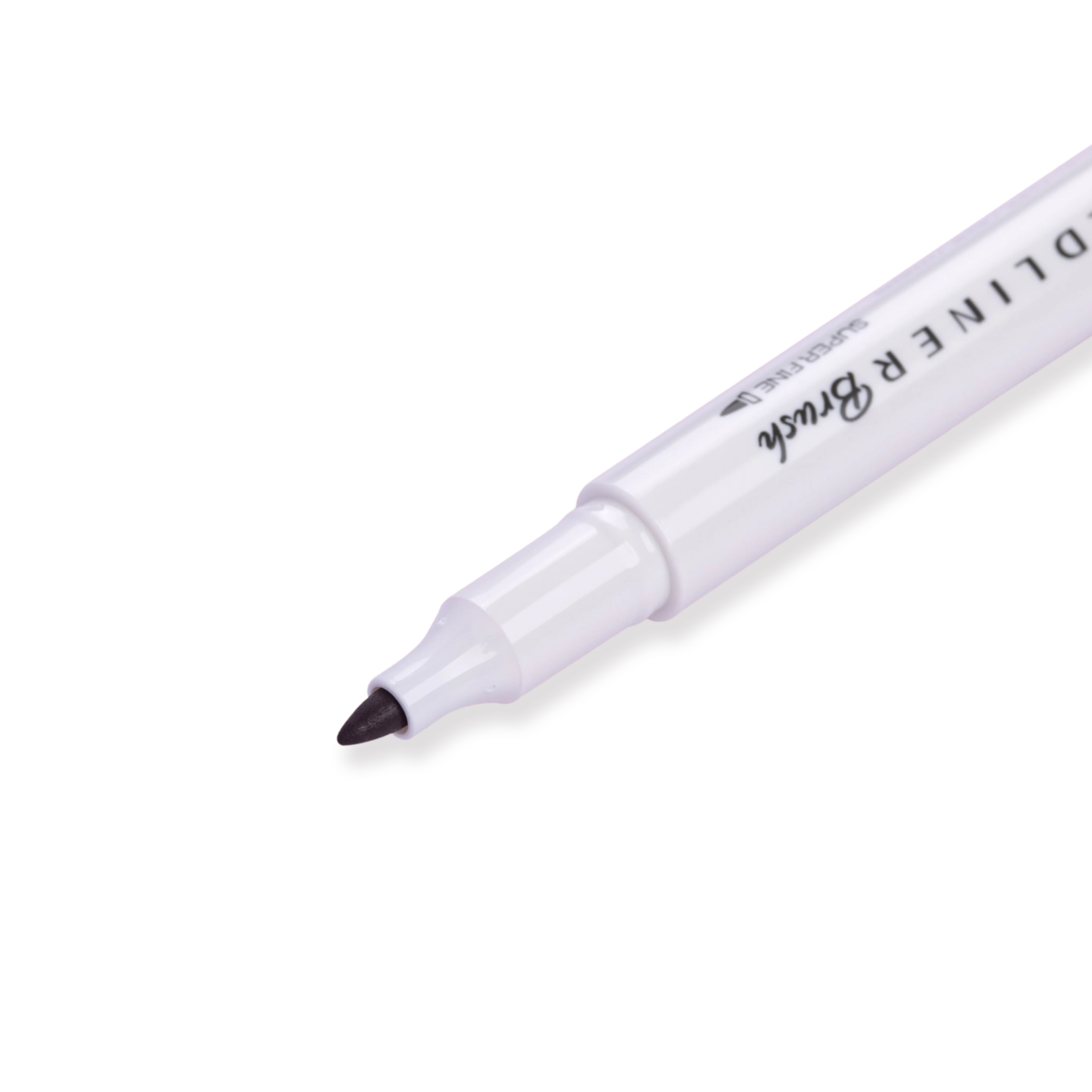 Zebra Mildliner Double Ended Brush Pen - Brush / Fine - Mild Brown - Image 3